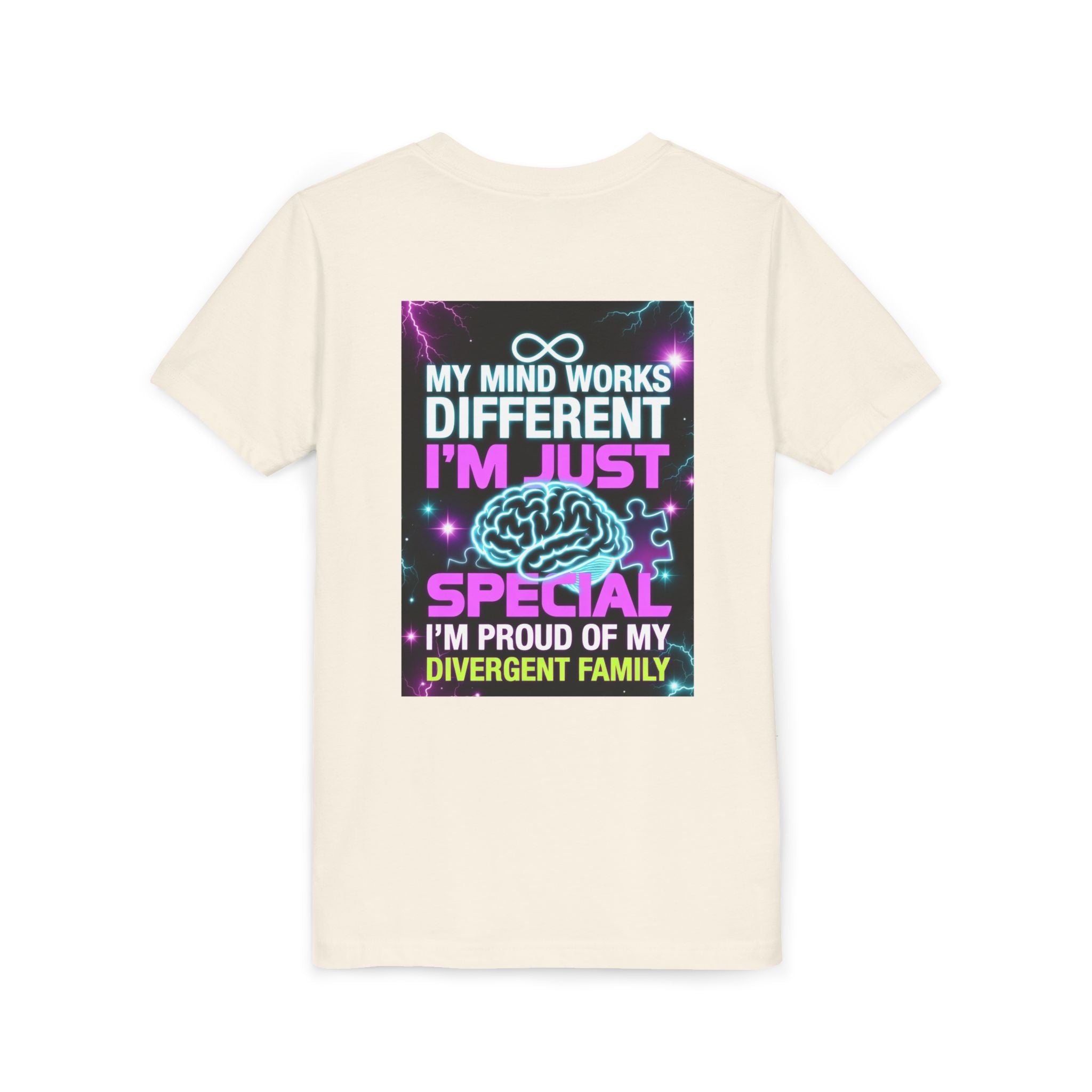 Youth Tee - "My Mind Works Different I'm Just Special" Divergent Family Pride