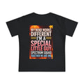 Autism Pride Baby Tee - "My Mind Works Different" Spectrum Squad Short Sleeve