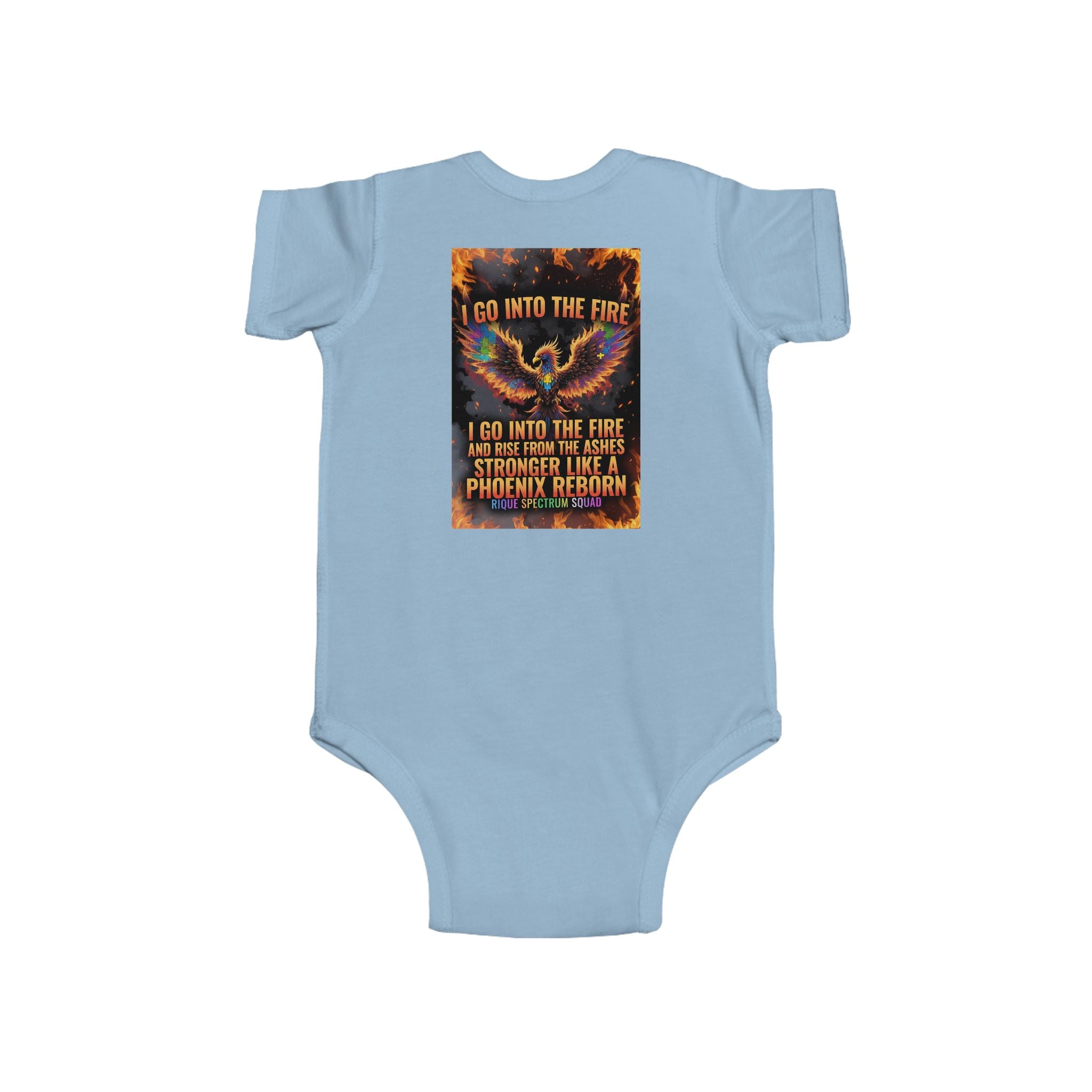 Spectrum Squad Infant Fine Jersey Bodysuit — Autism Pride Baby Onesie