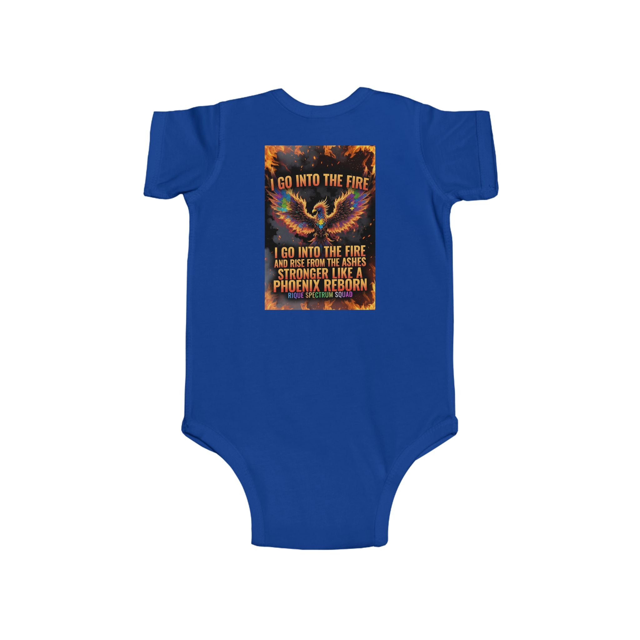 Spectrum Squad Infant Fine Jersey Bodysuit — Autism Pride Baby Onesie