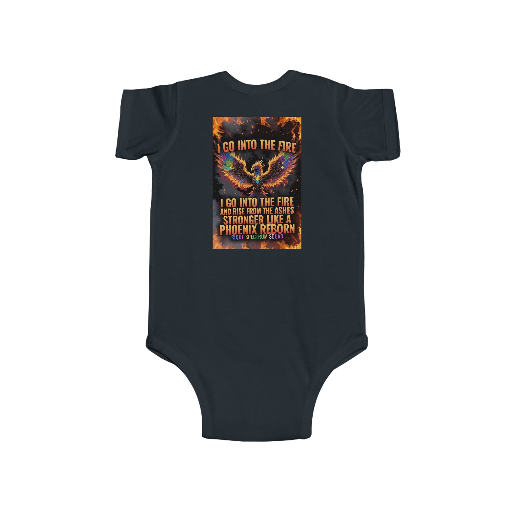 Spectrum Squad Infant Fine Jersey Bodysuit — Autism Pride Baby Onesie
