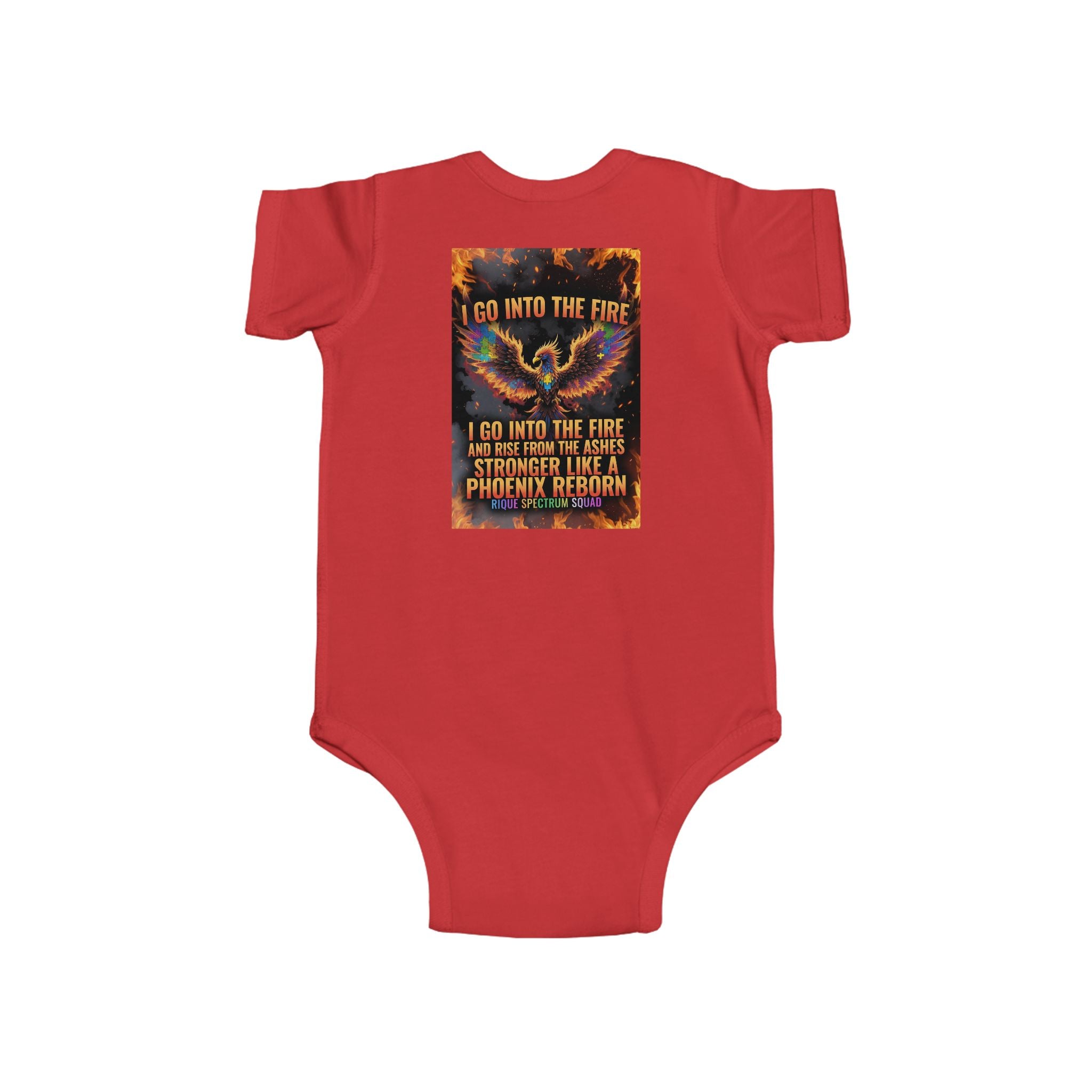 Spectrum Squad Infant Fine Jersey Bodysuit — Autism Pride Baby Onesie
