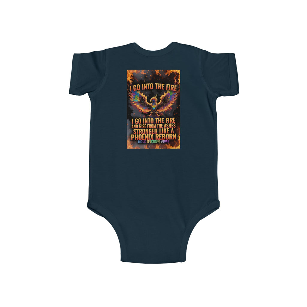 Spectrum Squad Infant Fine Jersey Bodysuit — Autism Pride Baby Onesie