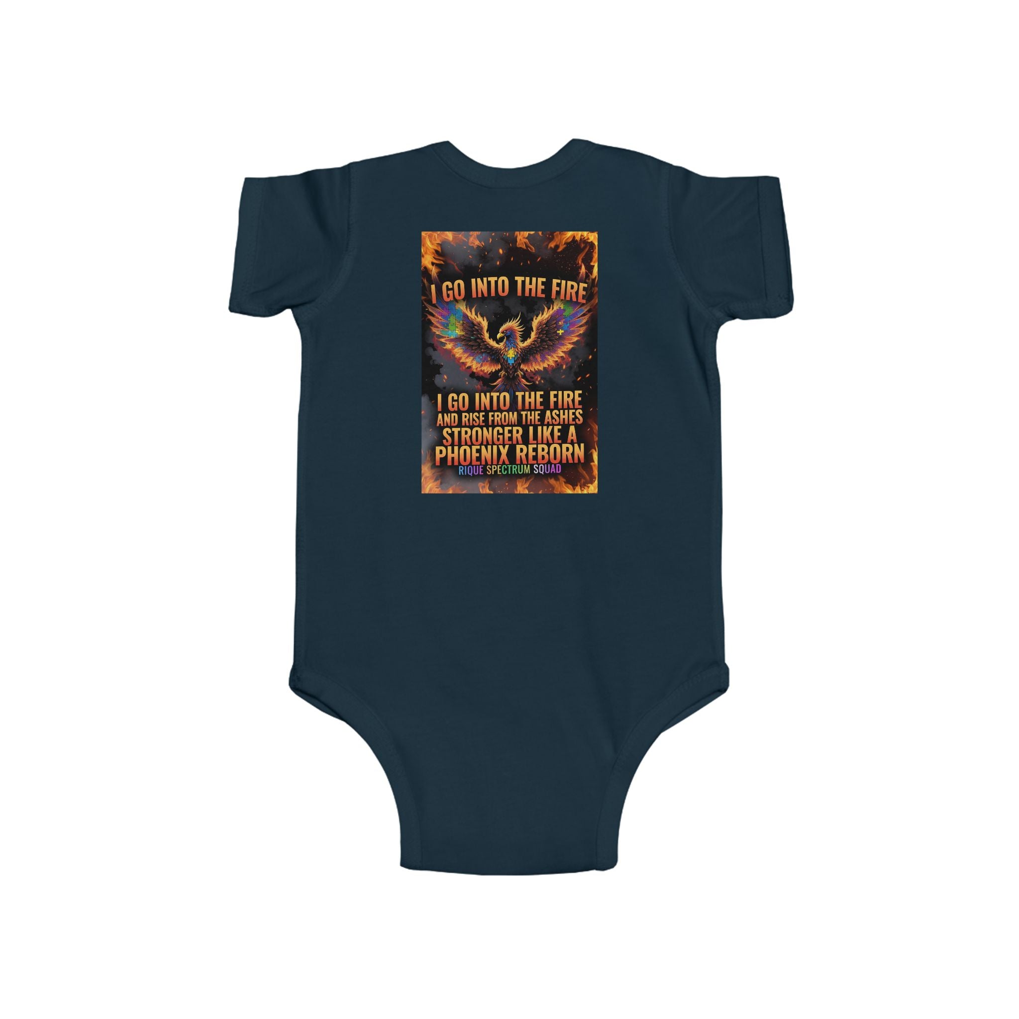Spectrum Squad Infant Fine Jersey Bodysuit — Autism Pride Baby Onesie