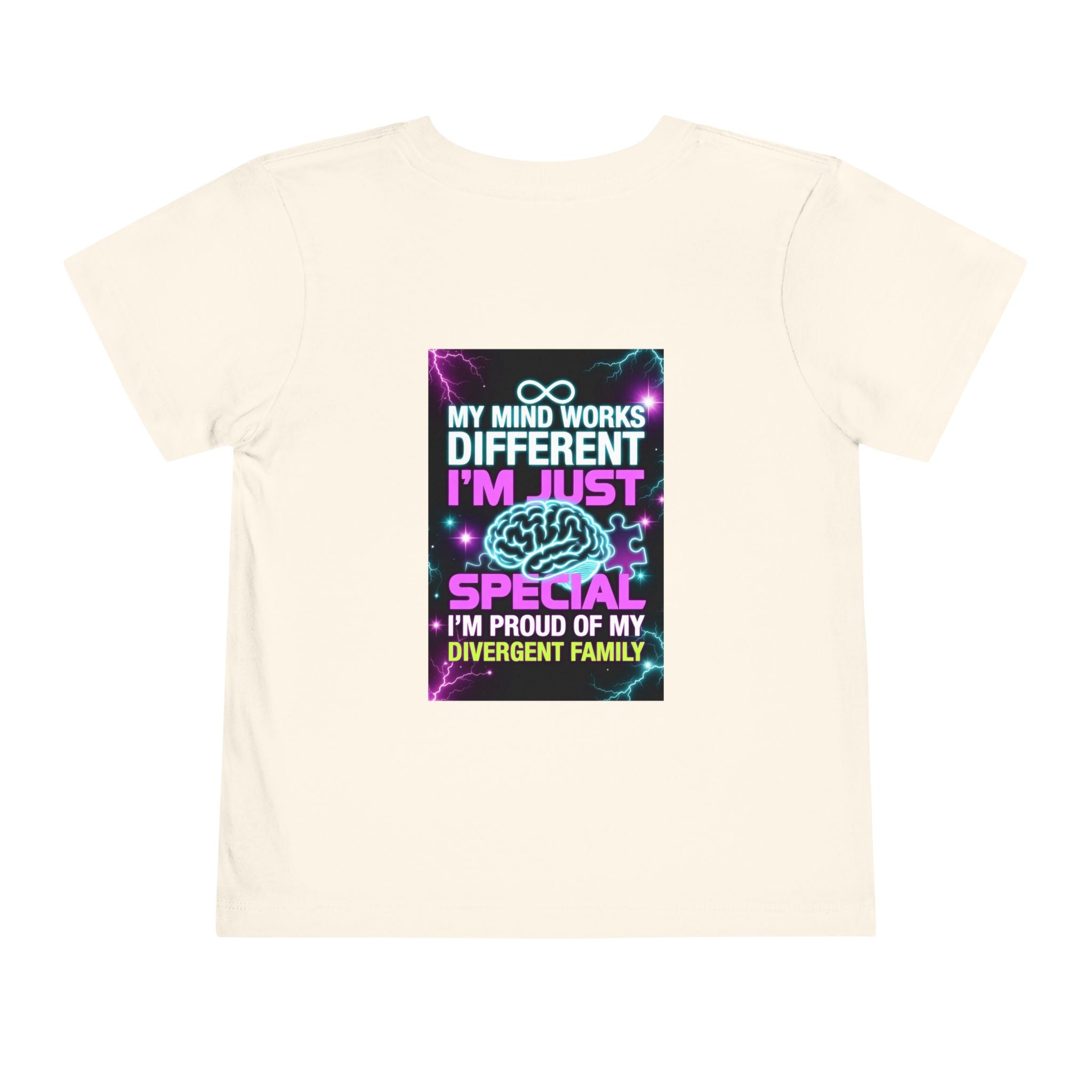 Toddler Tee — "My Mind Works Different, I’m Just Special" Autism Proud Kids Shirt