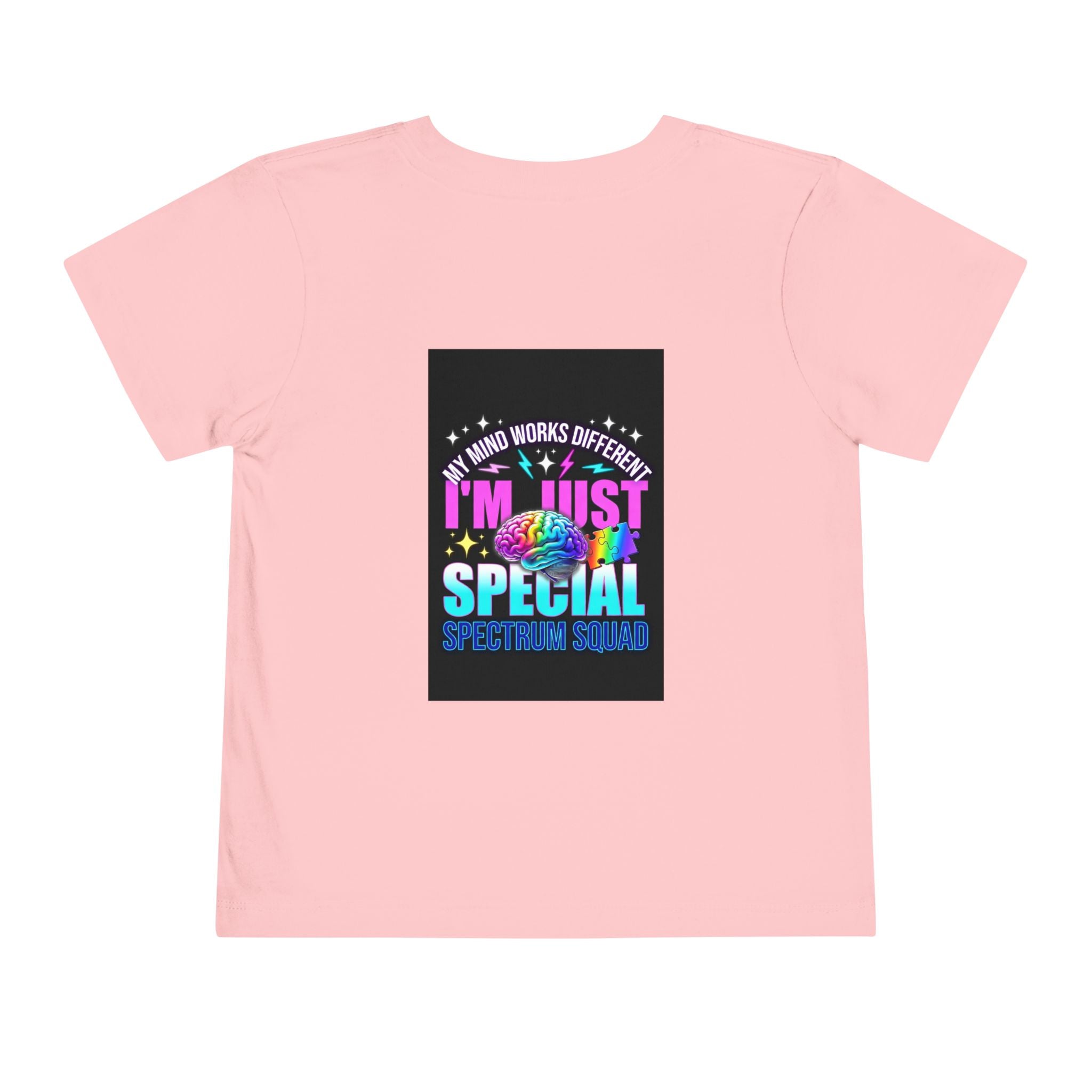 Toddler Tee — "My Mind Works Different I'm Just Special" Autism Pride Shirt