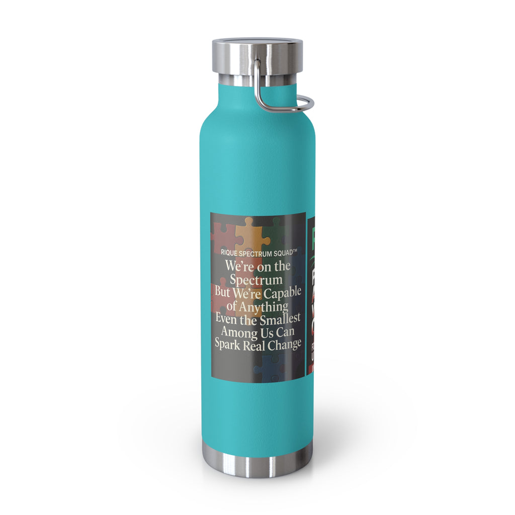 Autism Awareness 22oz Insulated Bottle — Rainbow Multi-Color Collection