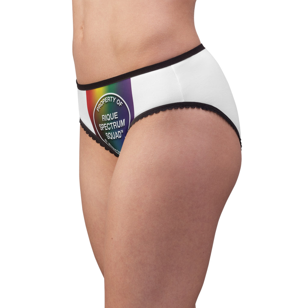 Rique Spectrum Squad™ Women's Briefs — Rainbow Neurodiversity Pride Underwear