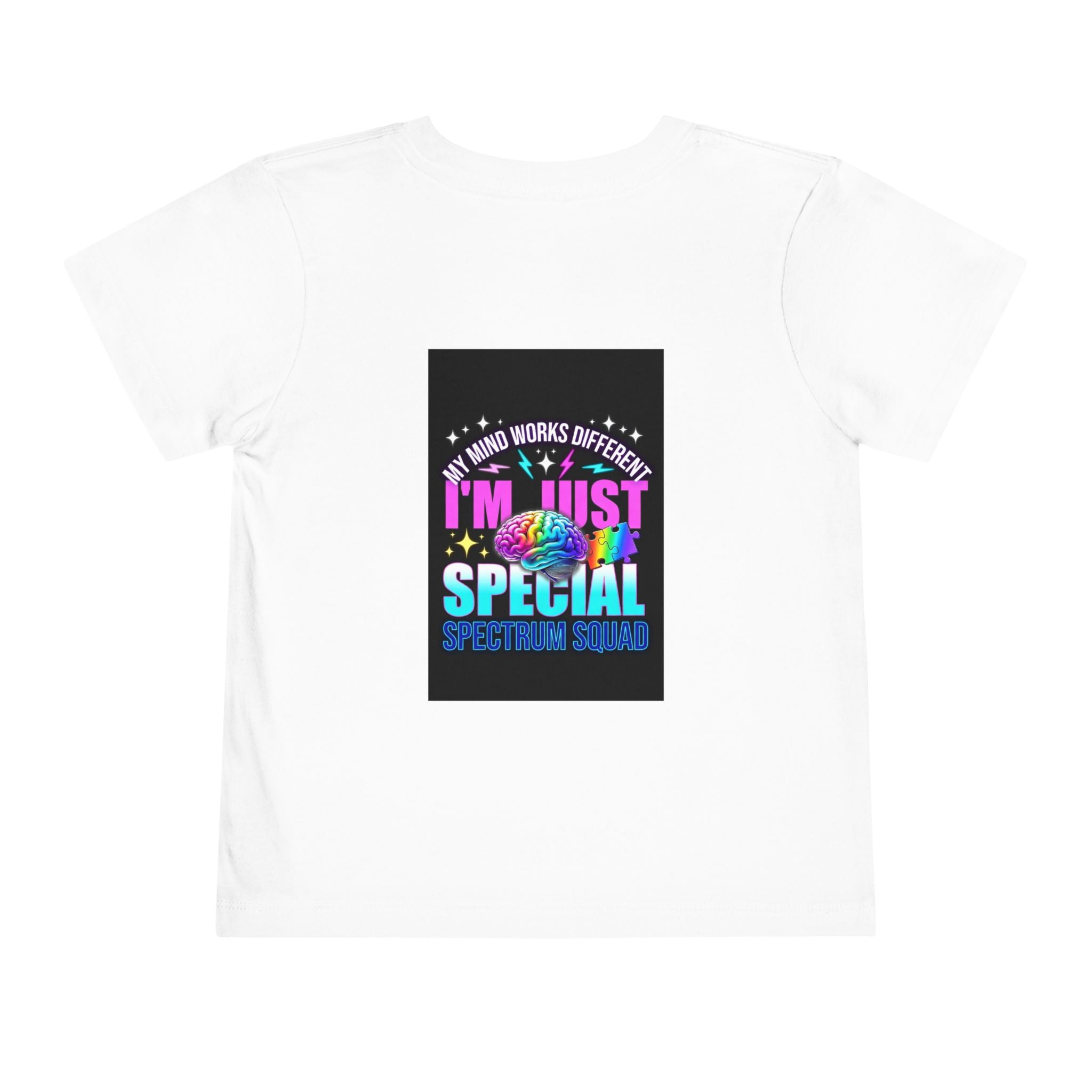 Toddler Tee — "My Mind Works Different I'm Just Special" Autism Pride Shirt