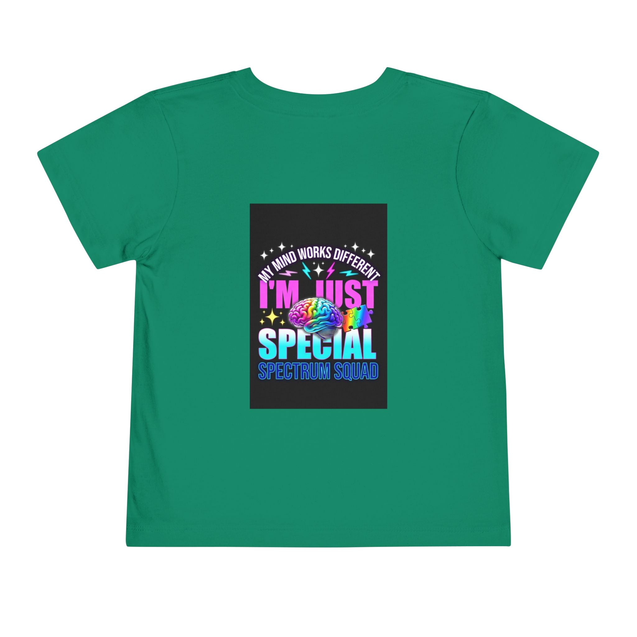 Toddler Tee — "My Mind Works Different I'm Just Special" Autism Pride Shirt
