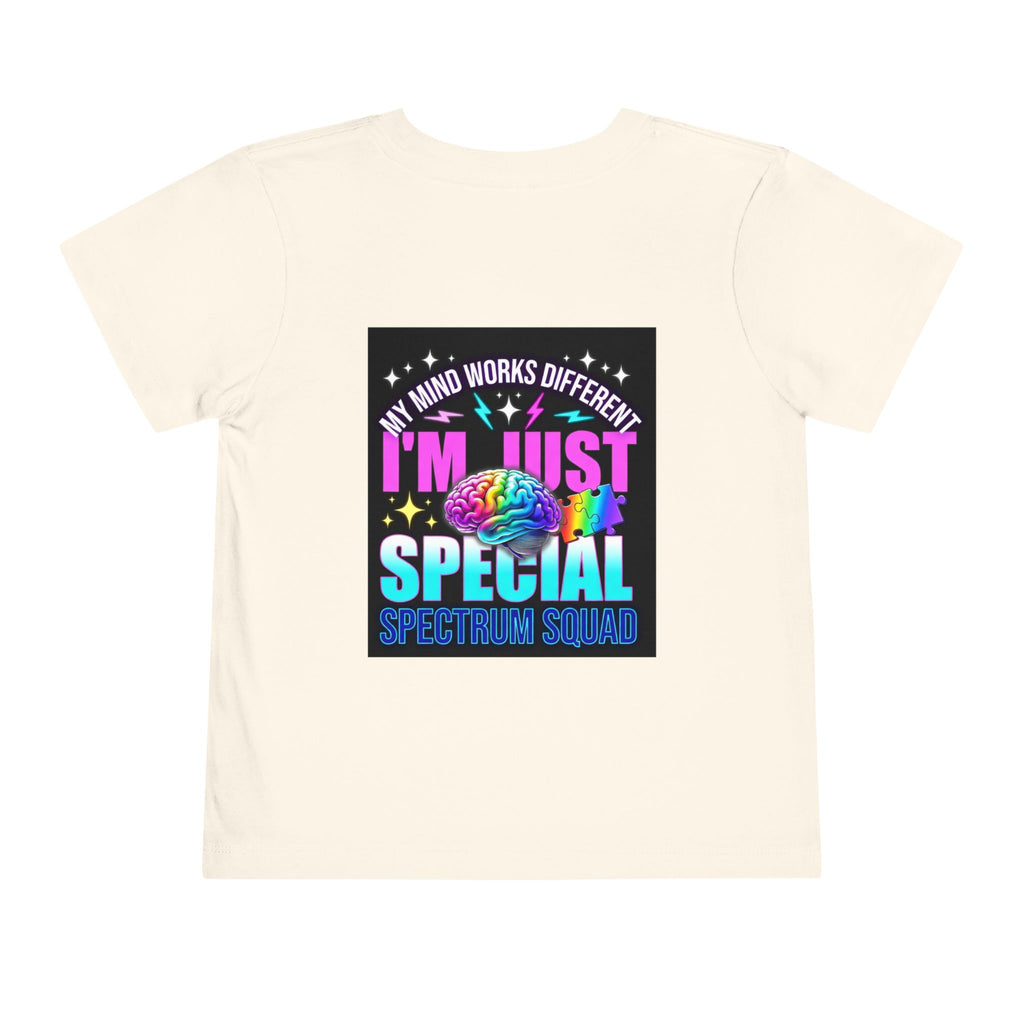 Toddler Tee — "My Mind Works Different" Autism Spectrum Pride Kids Shirt
