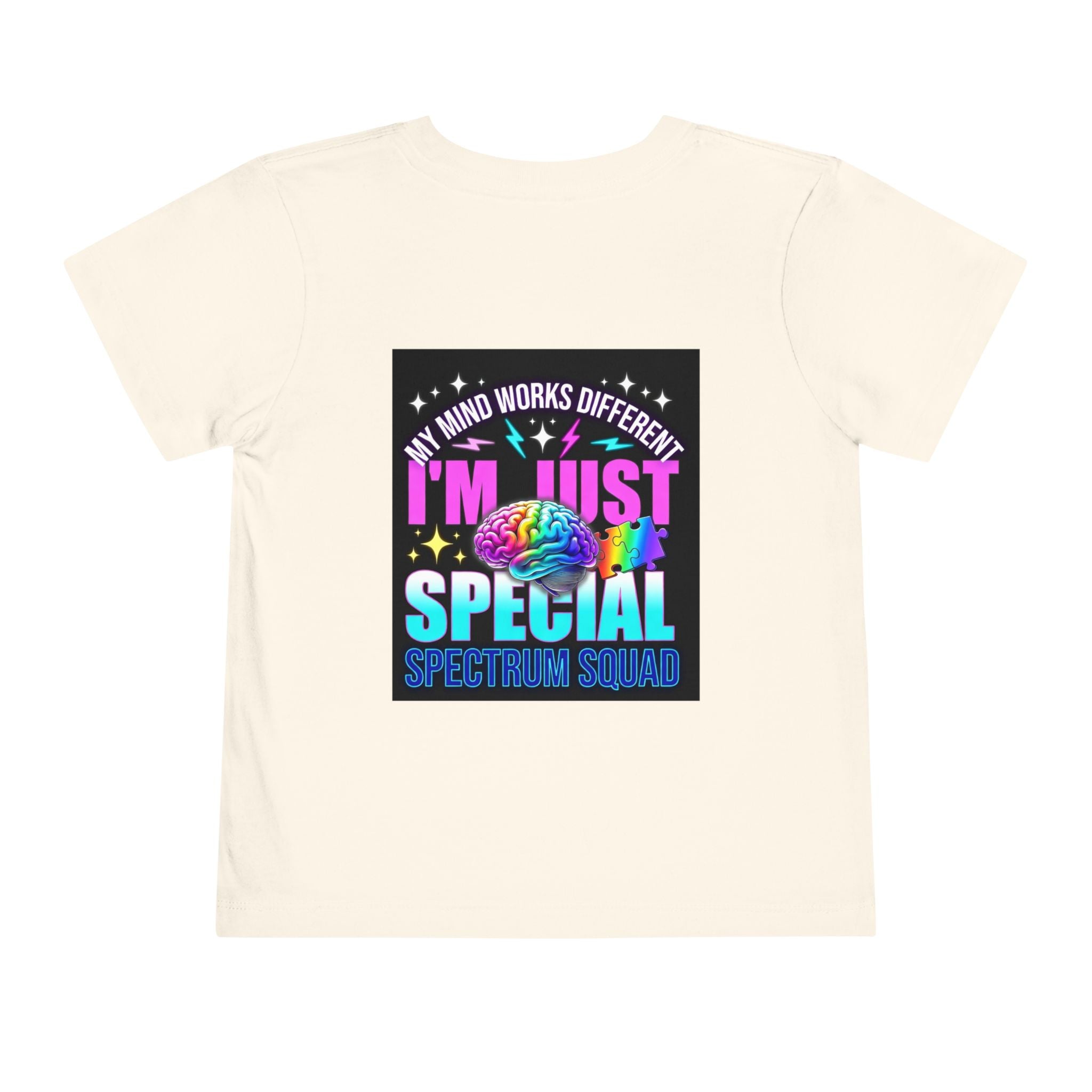 Toddler Tee — "My Mind Works Different" Autism Spectrum Pride Kids Shirt
