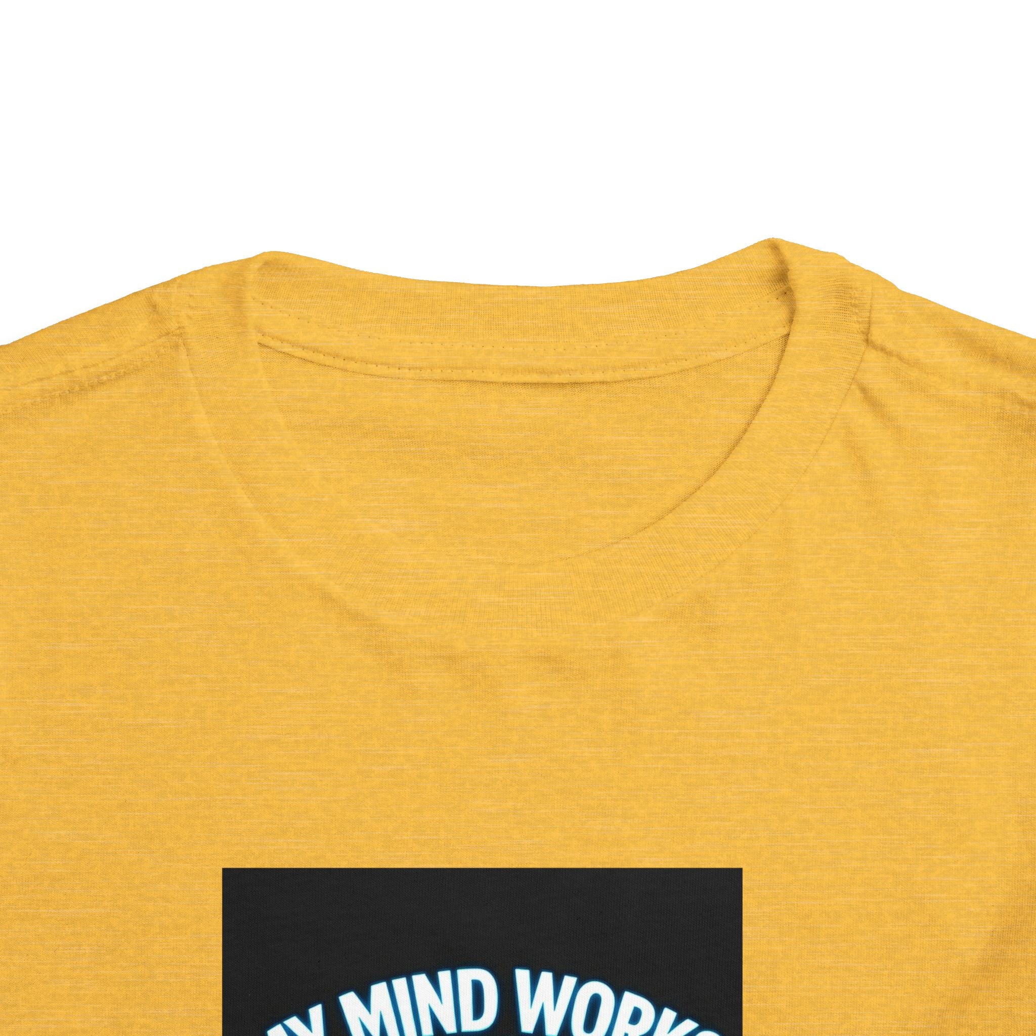 Toddler Tee — "My Mind Works Different" Autism Spectrum Pride Kids Shirt