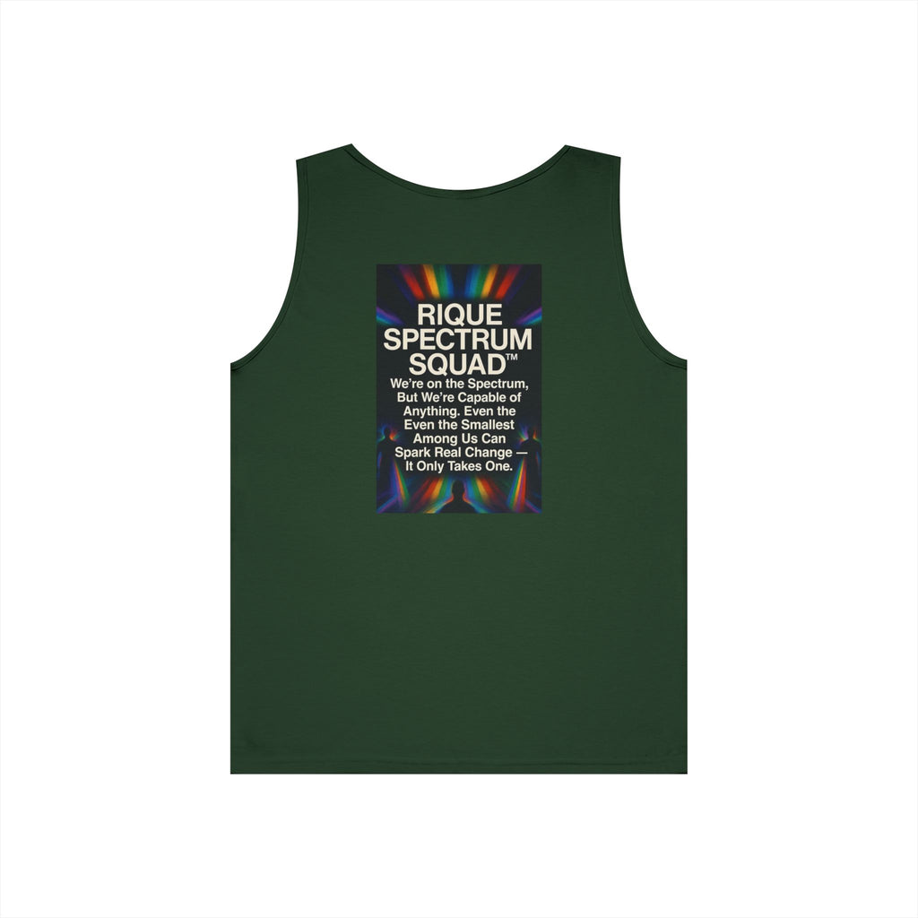 Autistic Pride Campaign Tank – “Proudly Autistic, Wants Change” Political Pride Tank