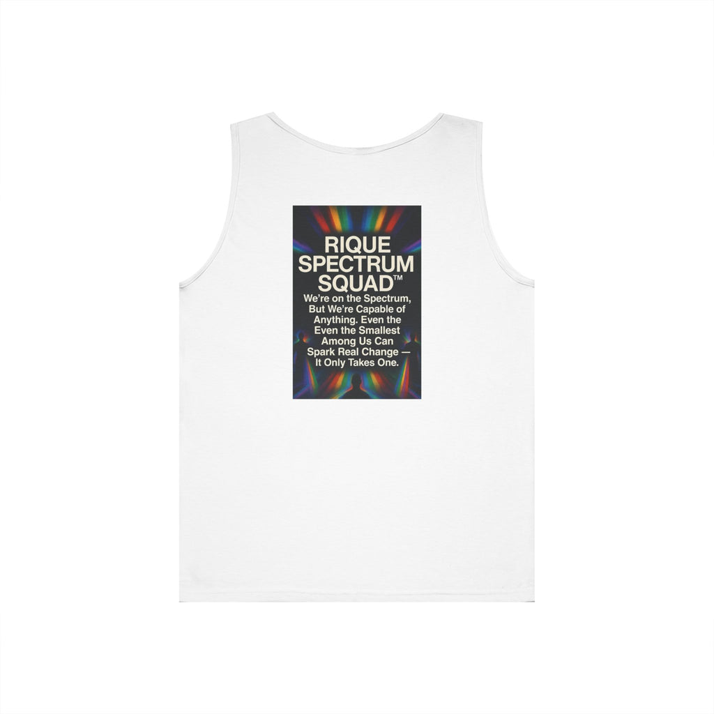 Autistic Pride Campaign Tank – “Proudly Autistic, Wants Change” Political Pride Tank