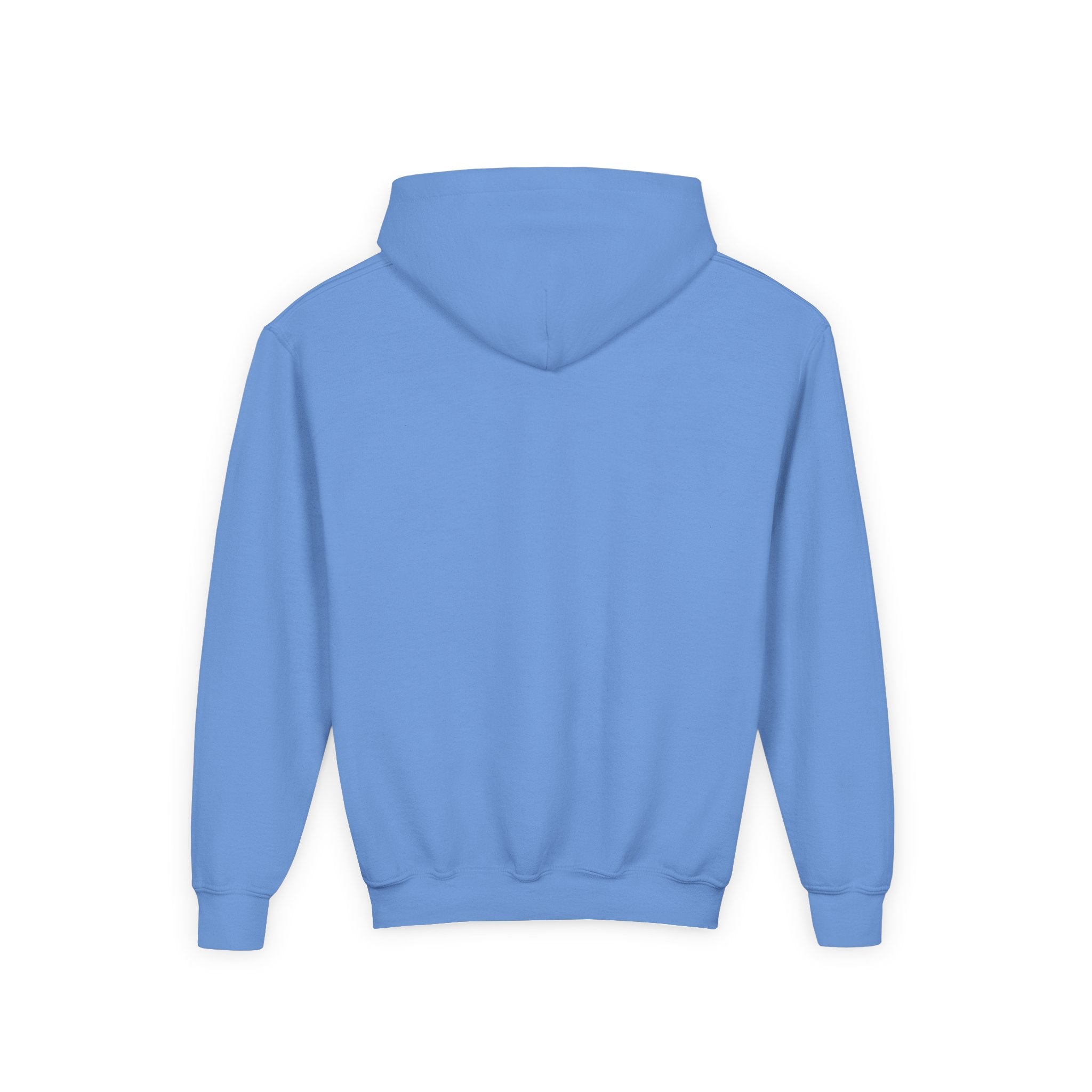 Youth Hoodie — 'Stay Wild, Be Brave' Heart Flame Graphic