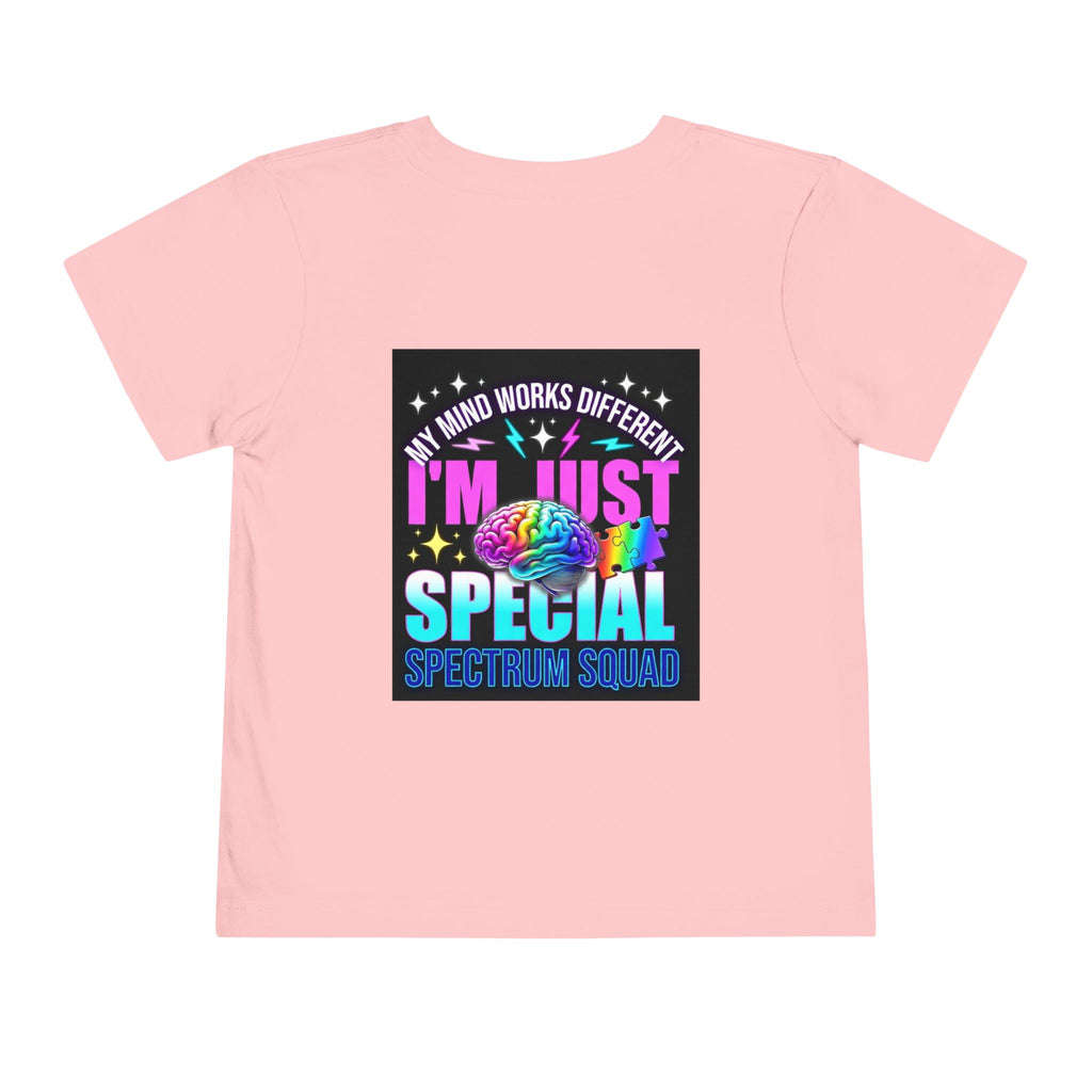 Toddler Tee — "My Mind Works Different" Autism Spectrum Pride Kids Shirt