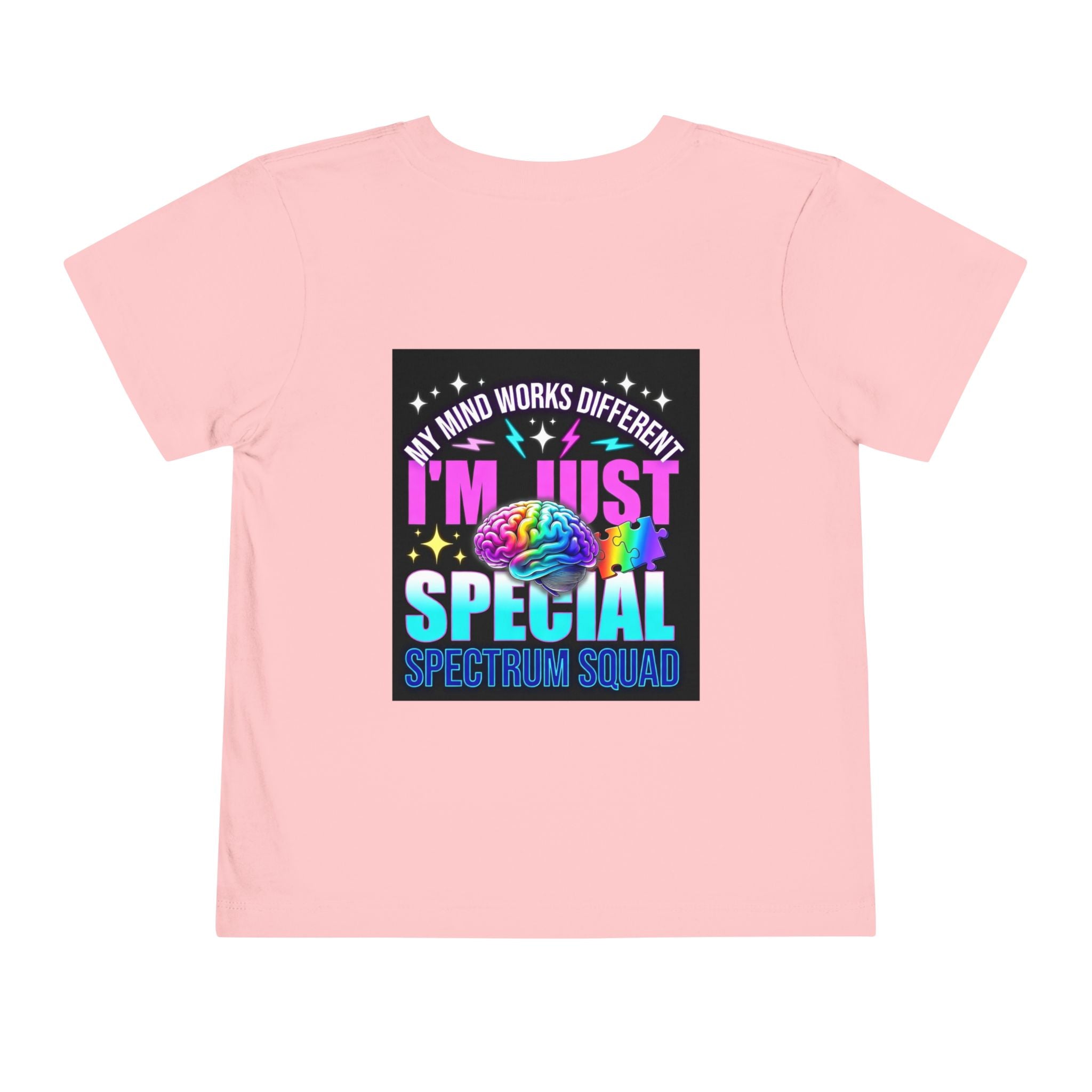 Toddler Tee — "My Mind Works Different" Autism Spectrum Pride Kids Shirt