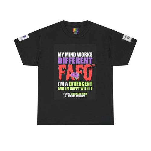 Autism Awareness Tee — "My Mind Works Different" Divergent Mind T-Shirt