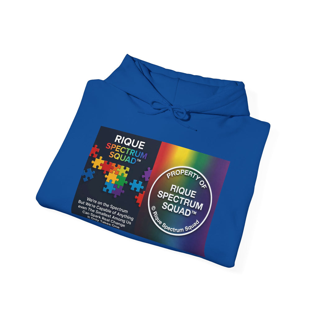 Spectrum Squad Hoodie — Riques Collective Minds Rainbow Logo Sweatshirt