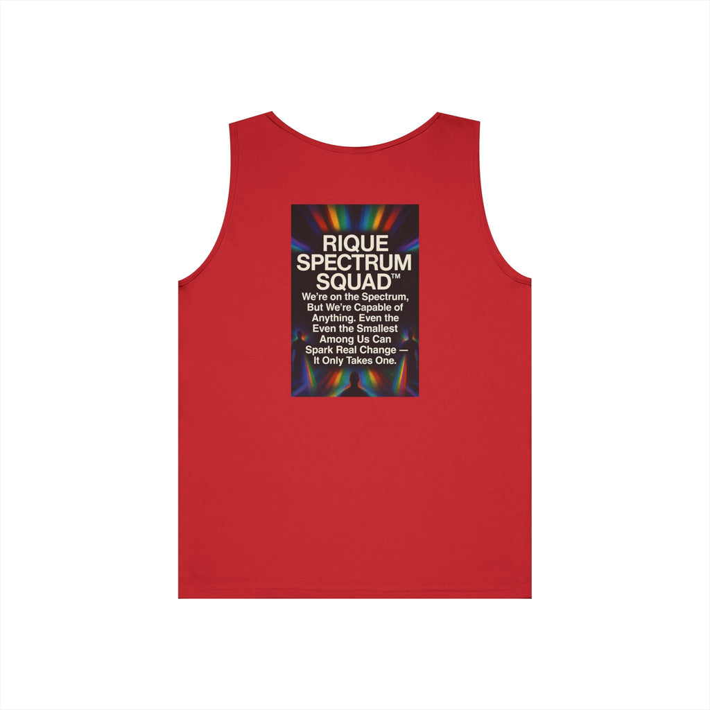 Autistic Pride Campaign Tank – “Proudly Autistic, Wants Change” Political Pride Tank