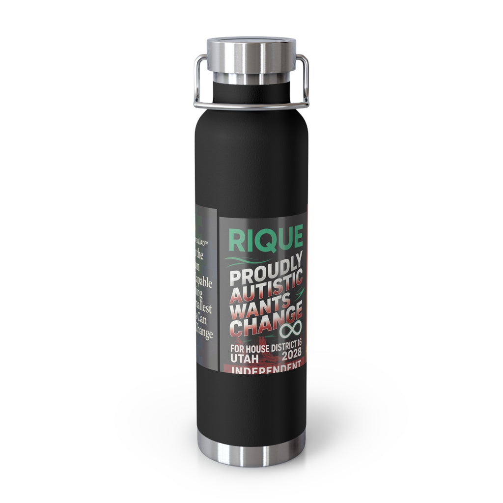 Autism Awareness 22oz Insulated Bottle — Rainbow Multi-Color Collection