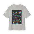 Oversized Graphic Tee — "I May Be autistic But Your Mask Didn’t Fool Me"