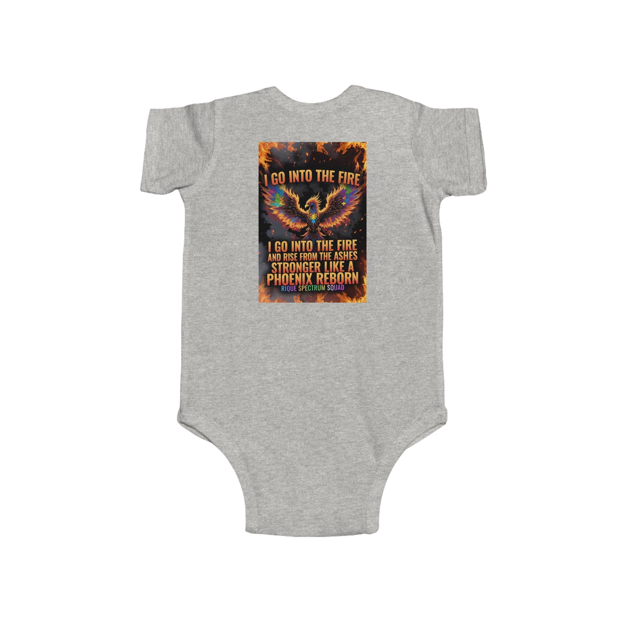 Spectrum Squad Infant Fine Jersey Bodysuit — Autism Pride Baby Onesie