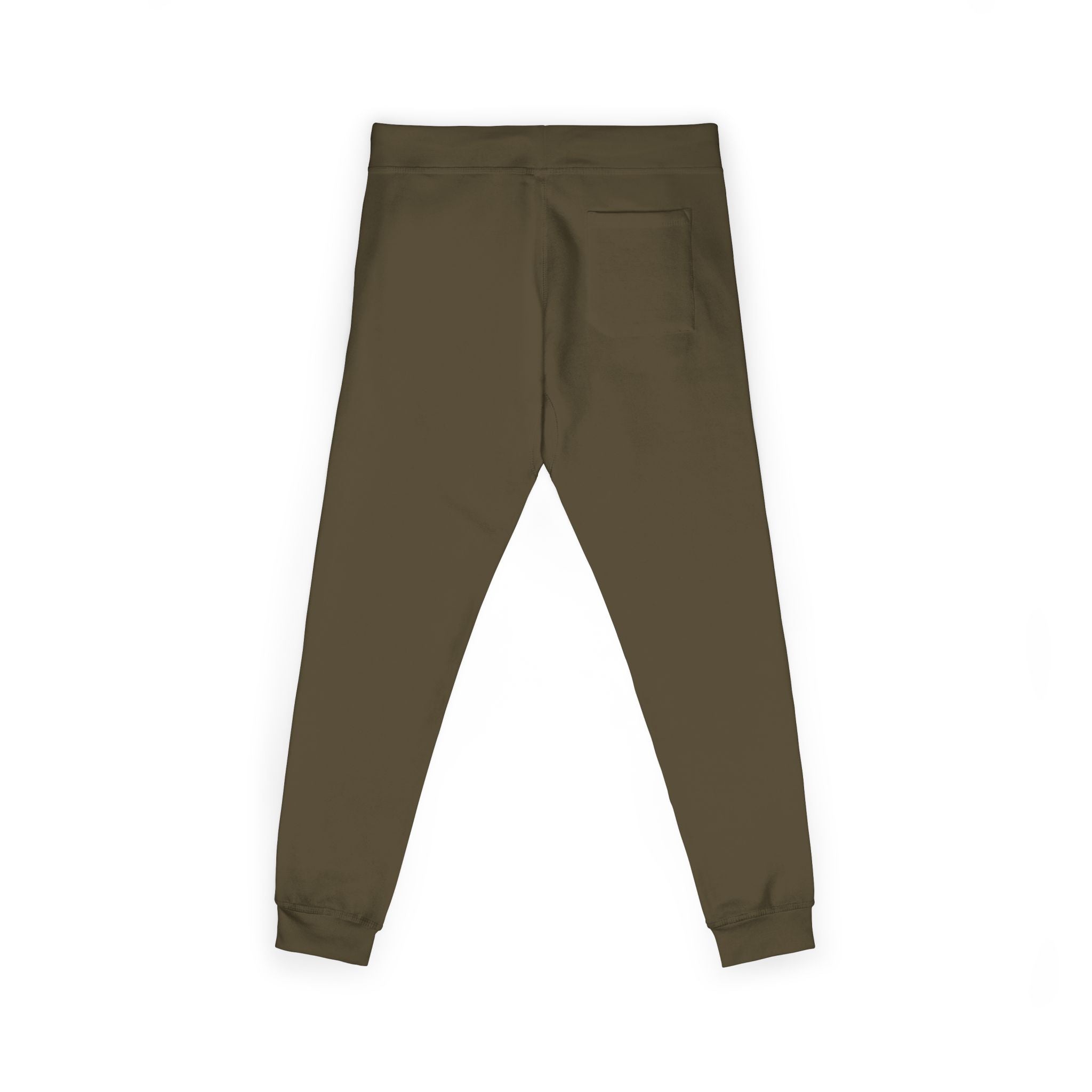 Embroidered Colorblock QR Joggers — Casual Fleece Sweatpants