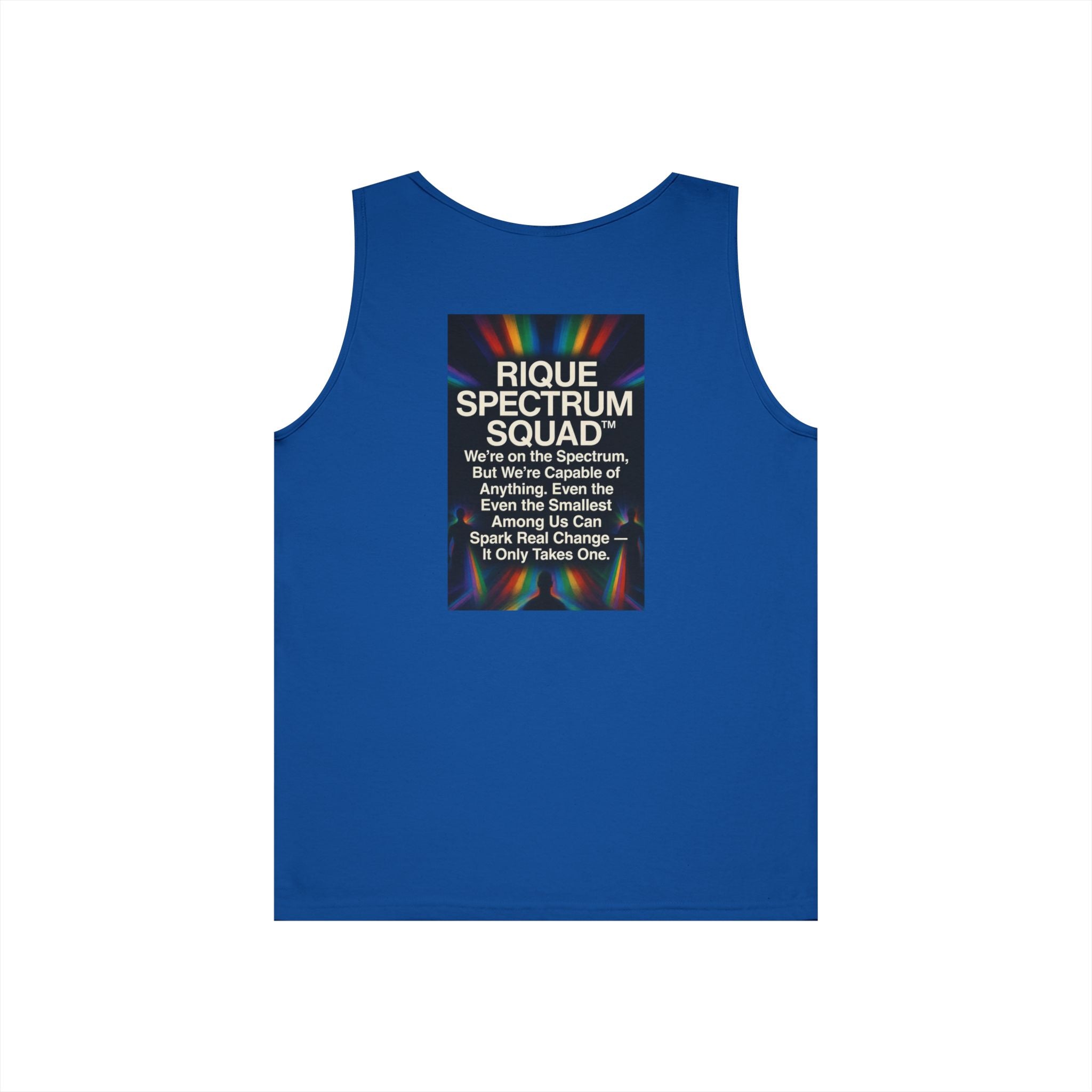 Autistic Pride Campaign Tank – “Proudly Autistic, Wants Change” Political Pride Tank