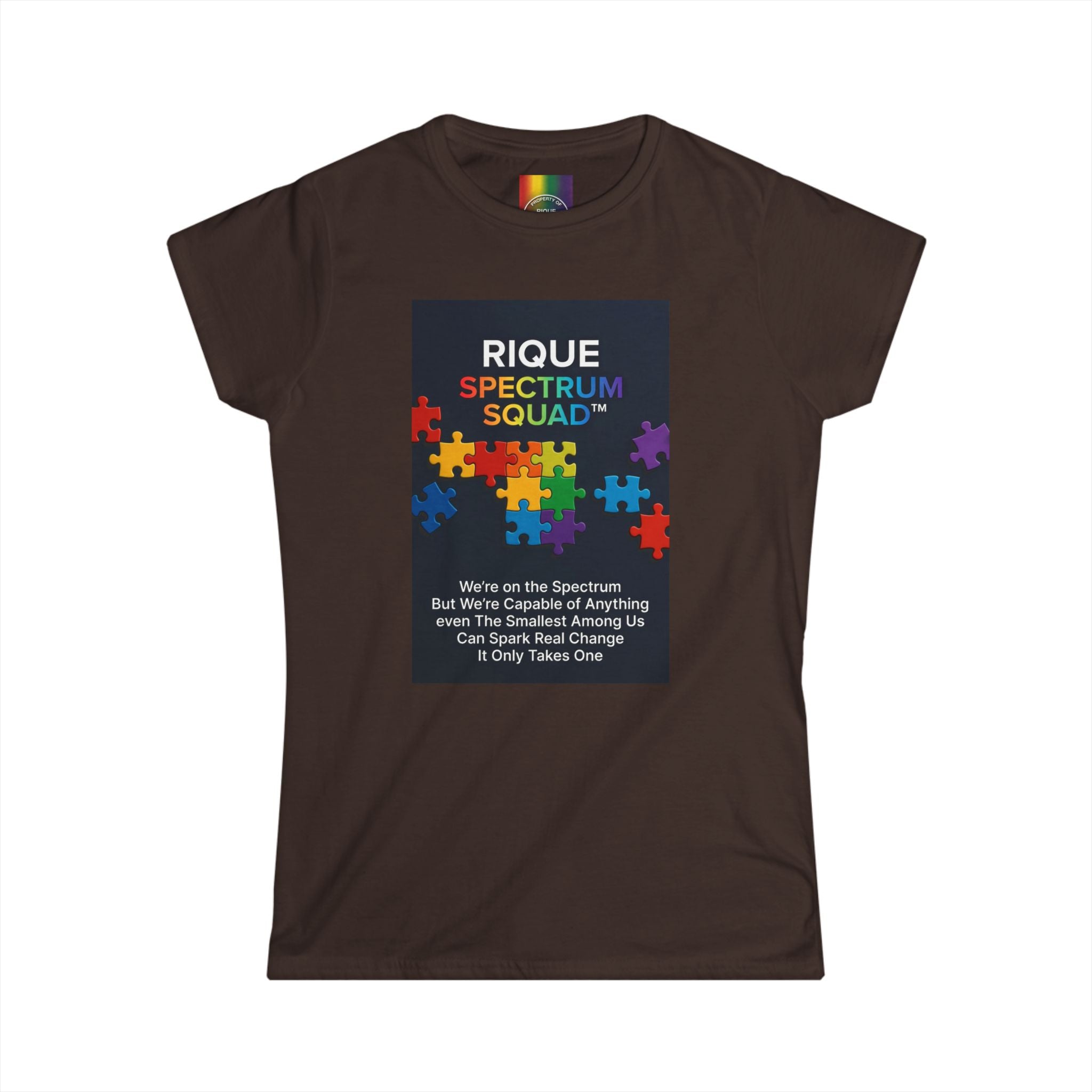 Autistic Pride Tee — 'autstic' Graphic