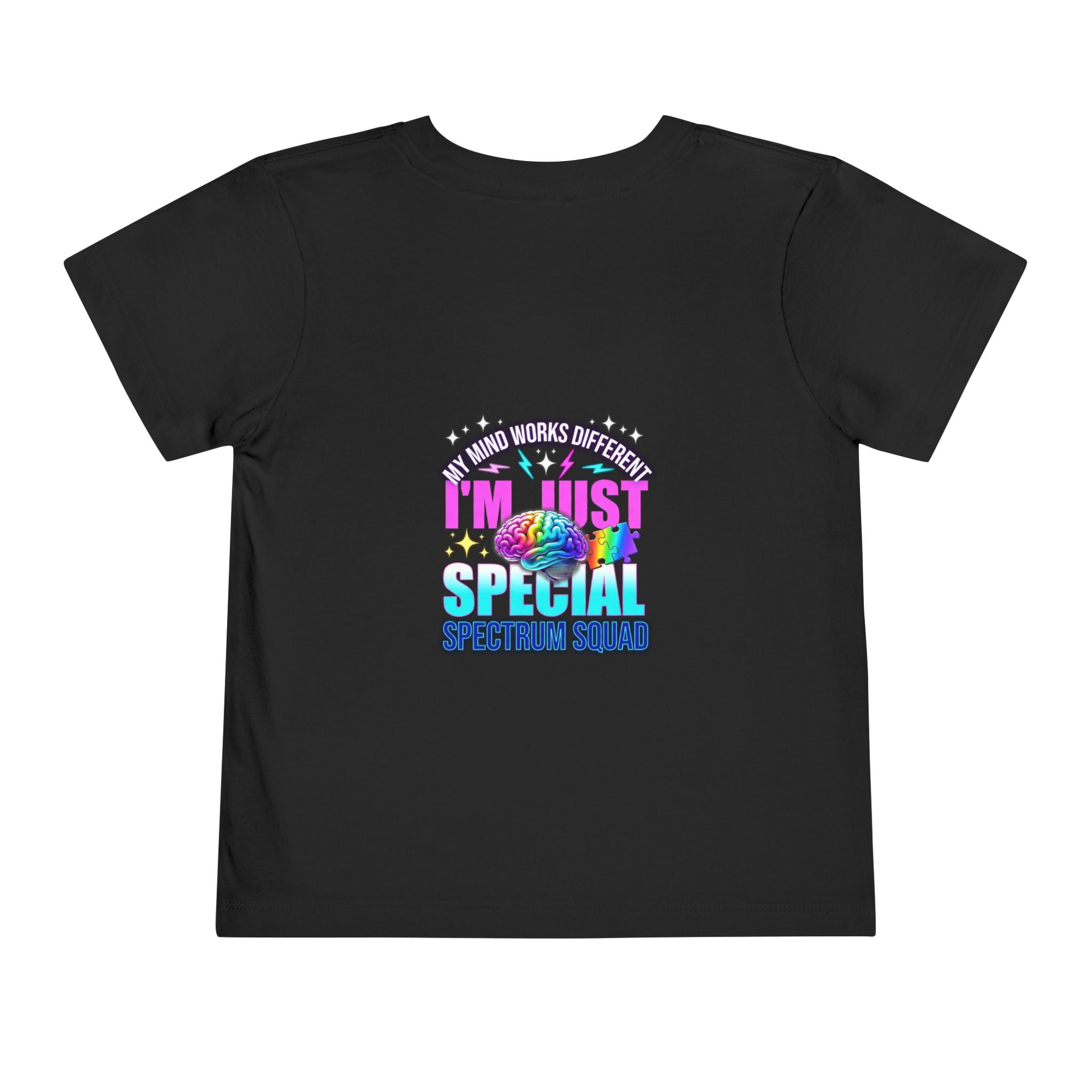 Toddler Tee — "My Mind Works Different I'm Just Special" Autism Pride Shirt