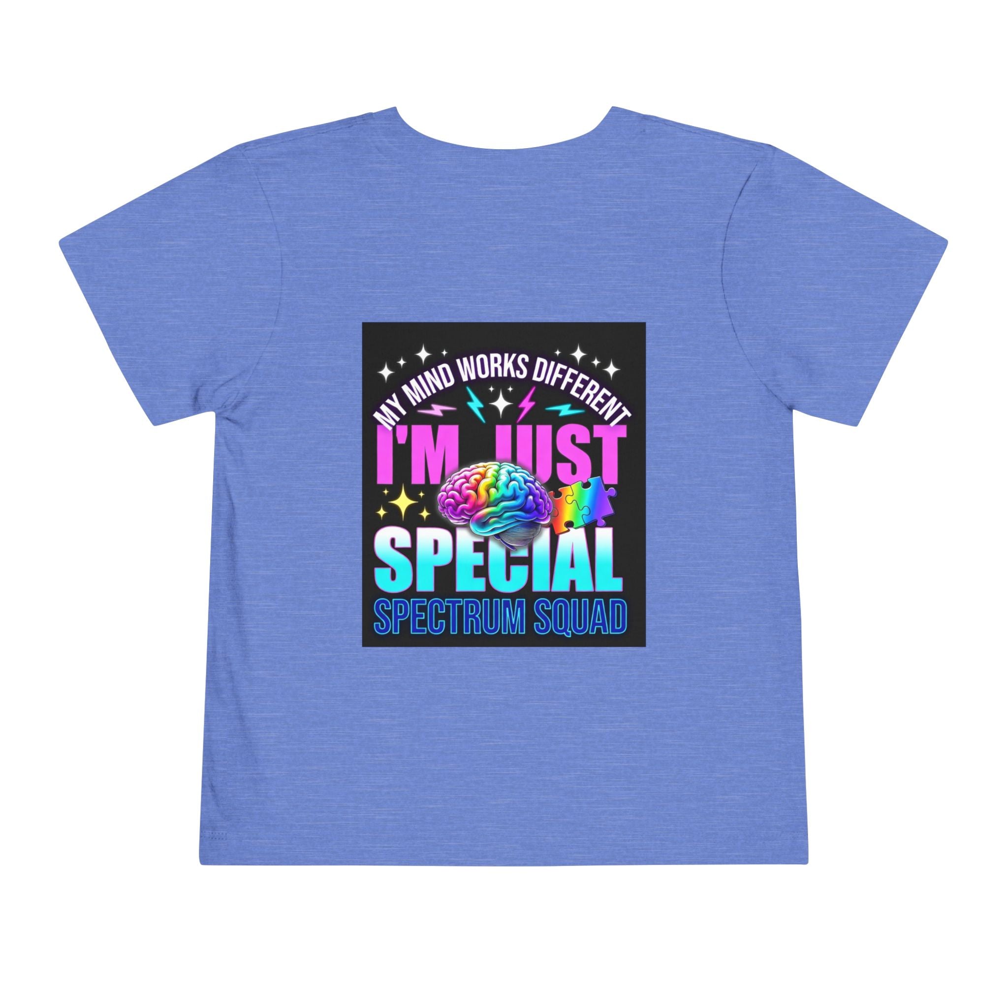 Toddler Tee — "My Mind Works Different" Autism Spectrum Pride Kids Shirt