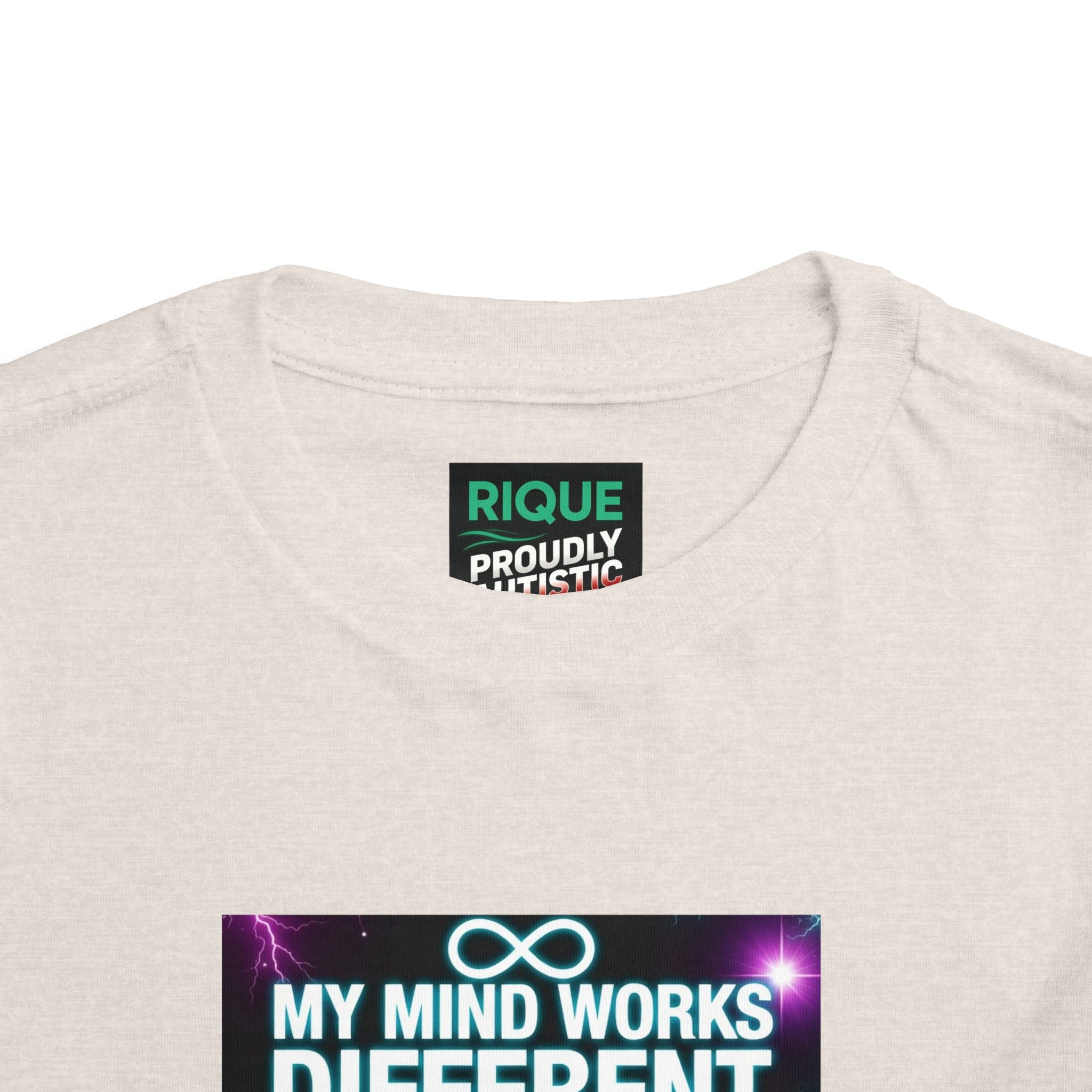 Toddler Tee — "My Mind Works Different I'm Just Special" Autism Pride Shirt