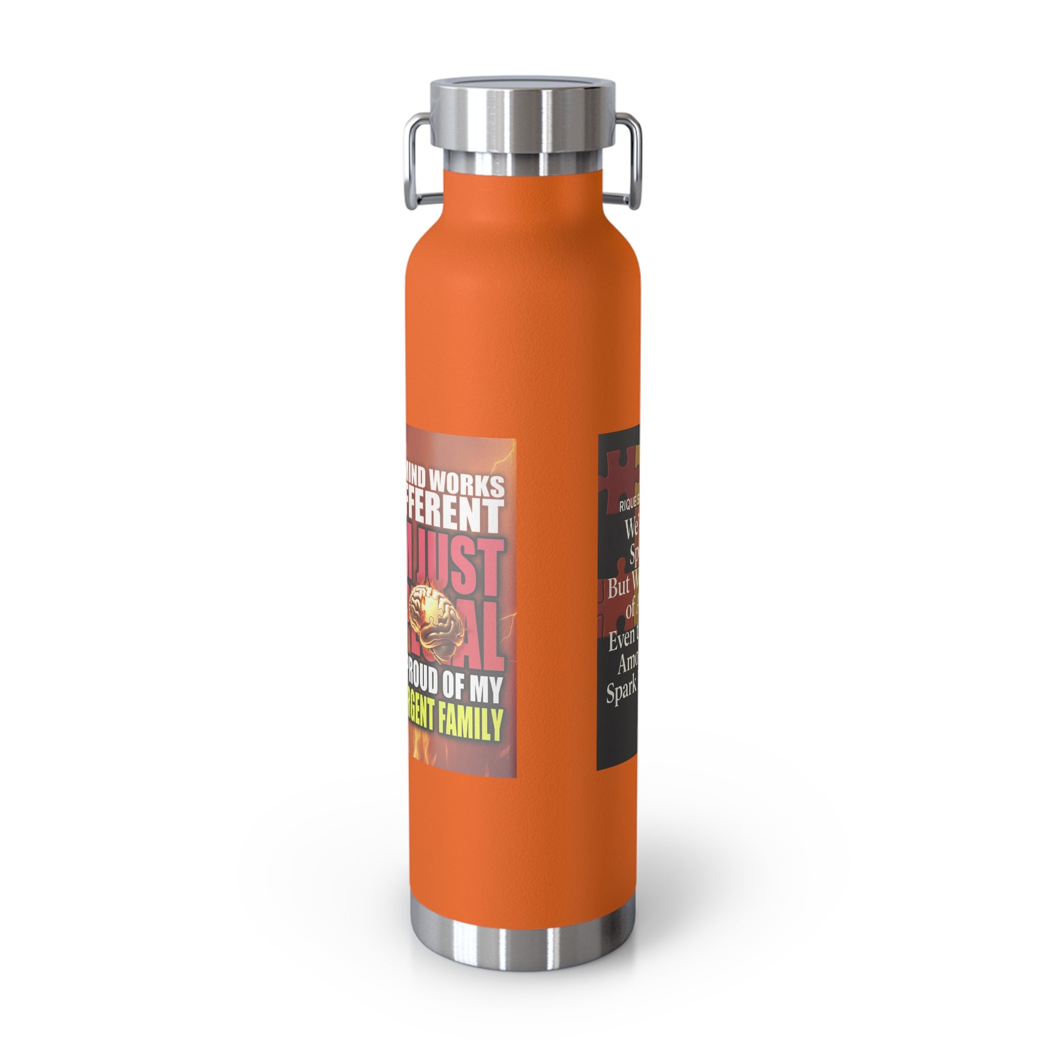 Autism Awareness 22oz Insulated Bottle — Rainbow Multi-Color Collection