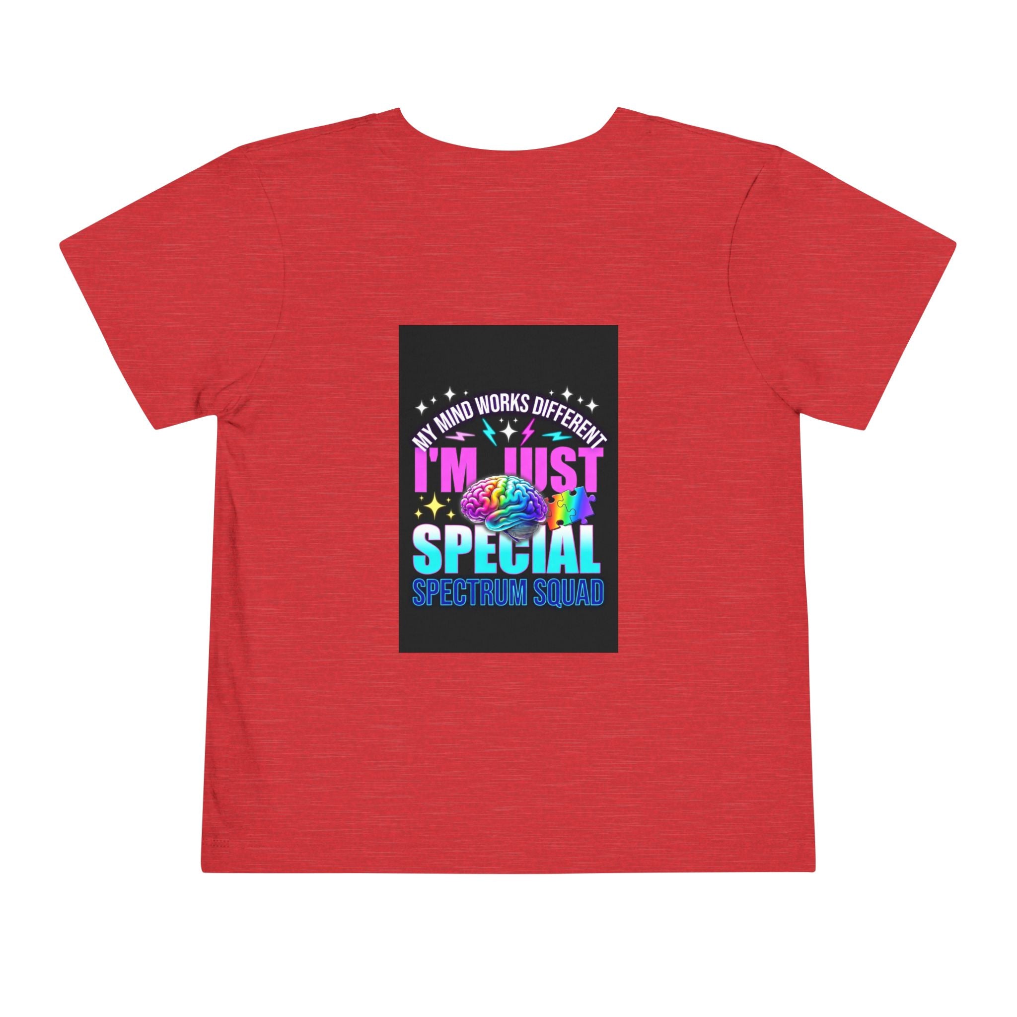 Toddler Tee — "My Mind Works Different I'm Just Special" Autism Pride Shirt