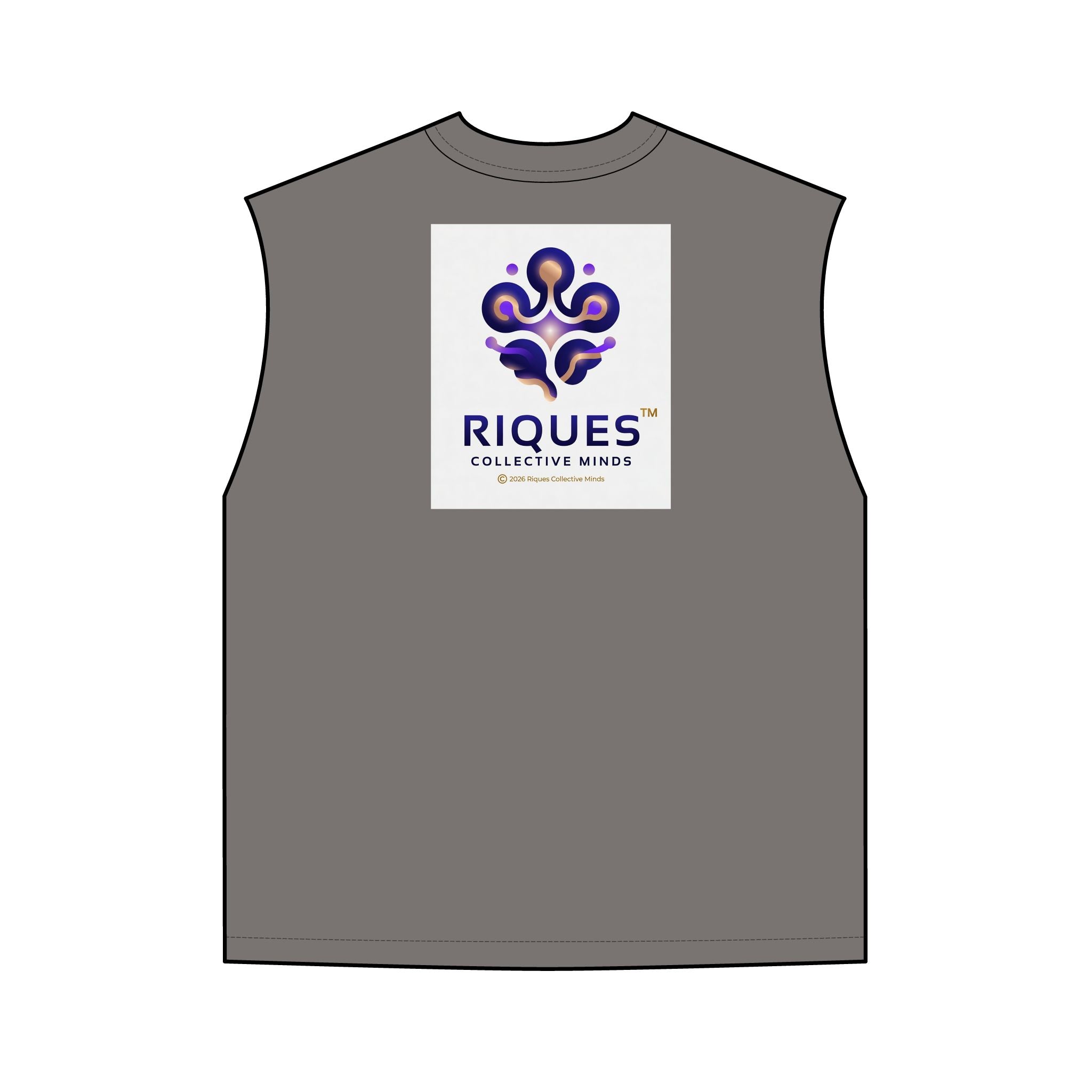 Riques Spectrum Squad Tank — Rainbow Puzzle Autism Awareness Muscle Tee