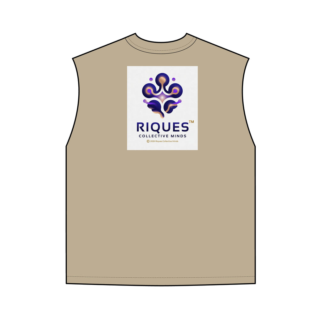 Riques Spectrum Squad Tank — Rainbow Puzzle Autism Awareness Muscle Tee