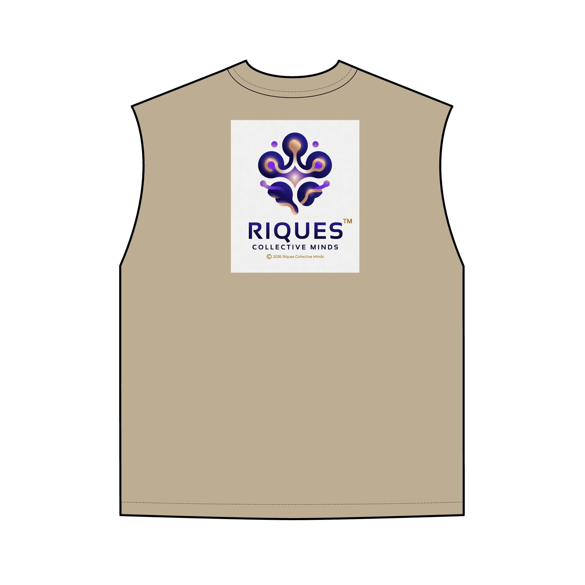 Riques Spectrum Squad Tank — Rainbow Puzzle Autism Awareness Muscle Tee