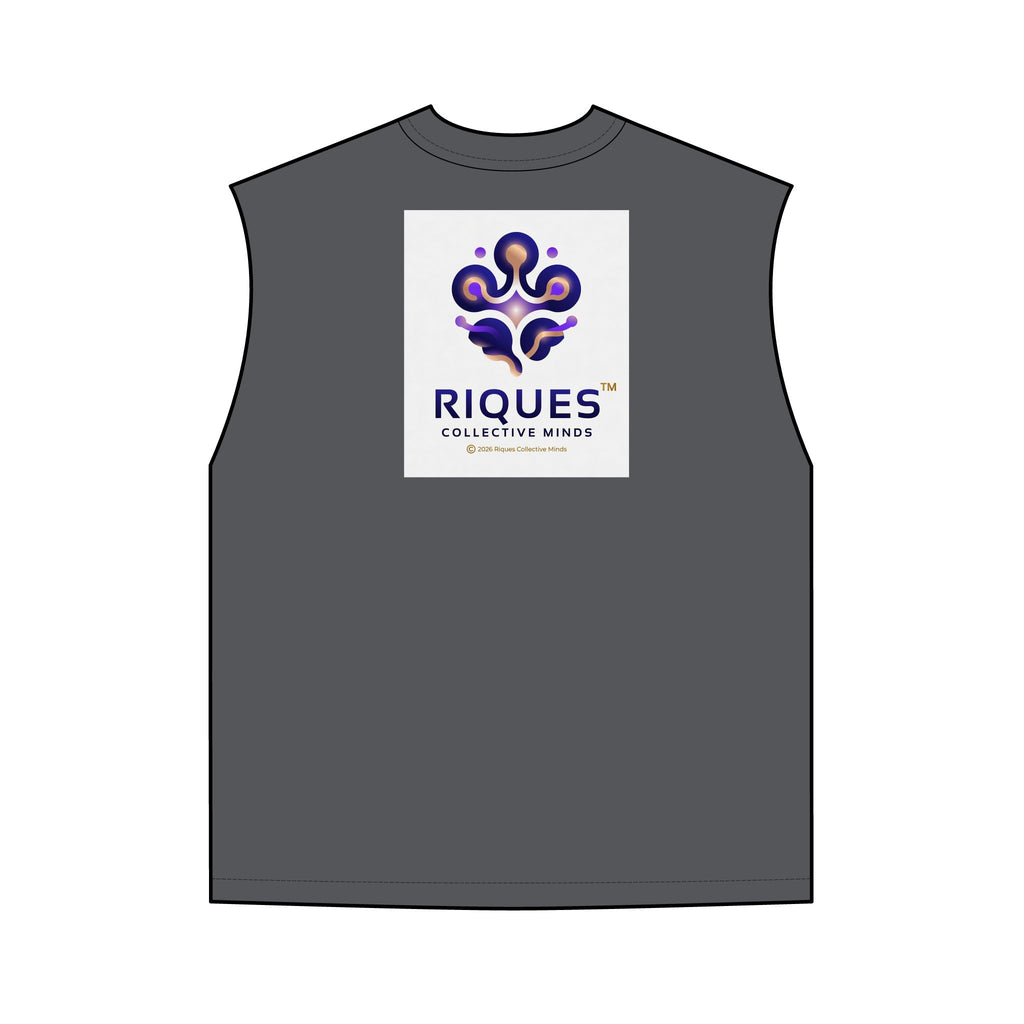 Riques Spectrum Squad Tank — Rainbow Puzzle Autism Awareness Muscle Tee