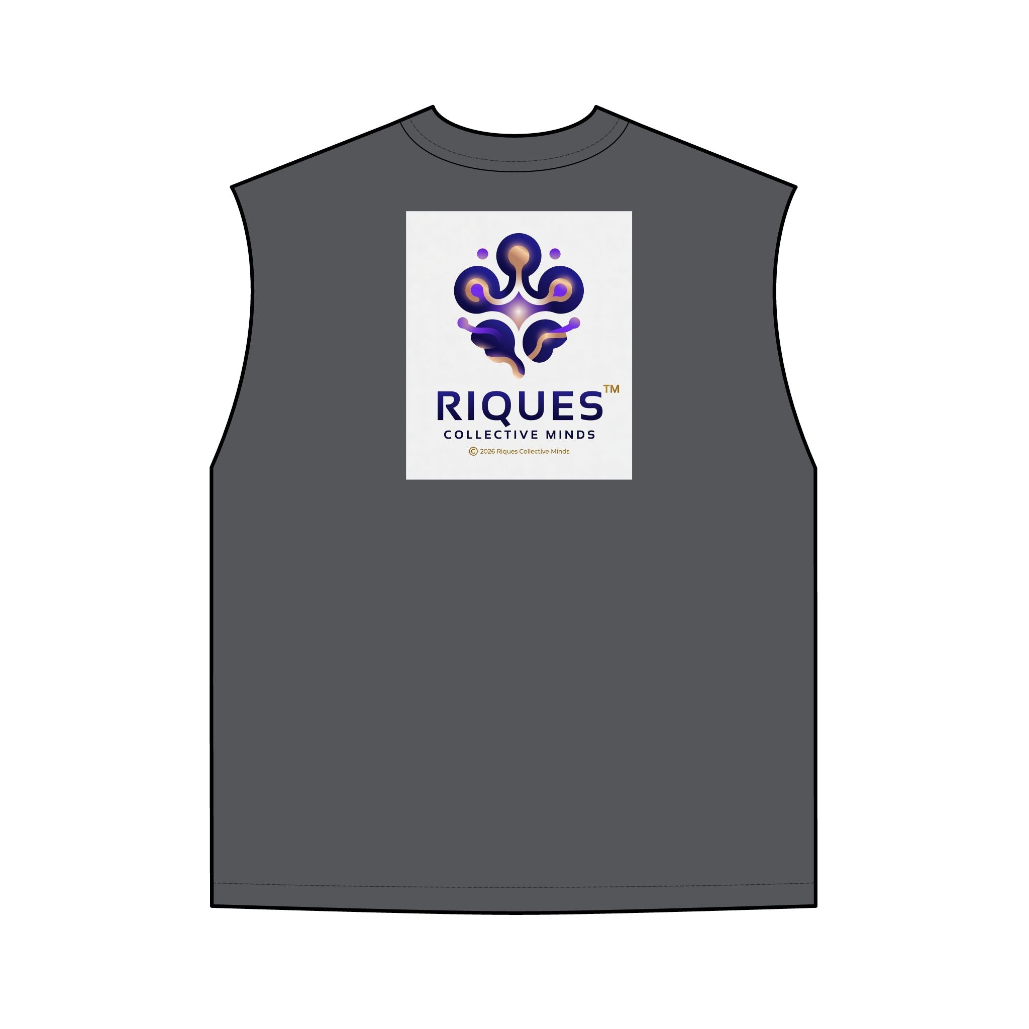 Riques Spectrum Squad Tank — Rainbow Puzzle Autism Awareness Muscle Tee