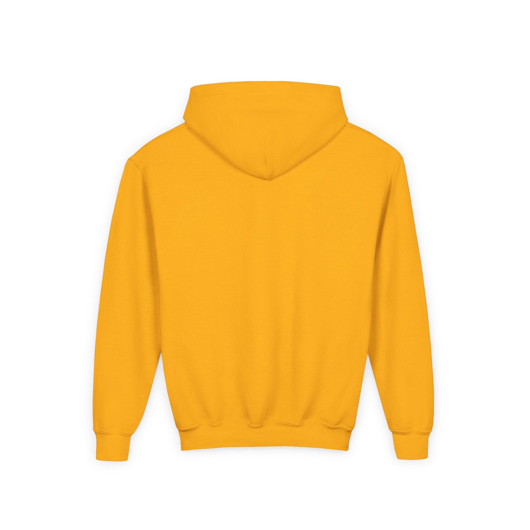 Youth Hoodie — 'Stay Wild, Be Brave' Heart Flame Graphic