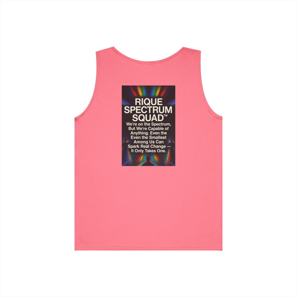 Autistic Pride Campaign Tank – “Proudly Autistic, Wants Change” Political Pride Tank