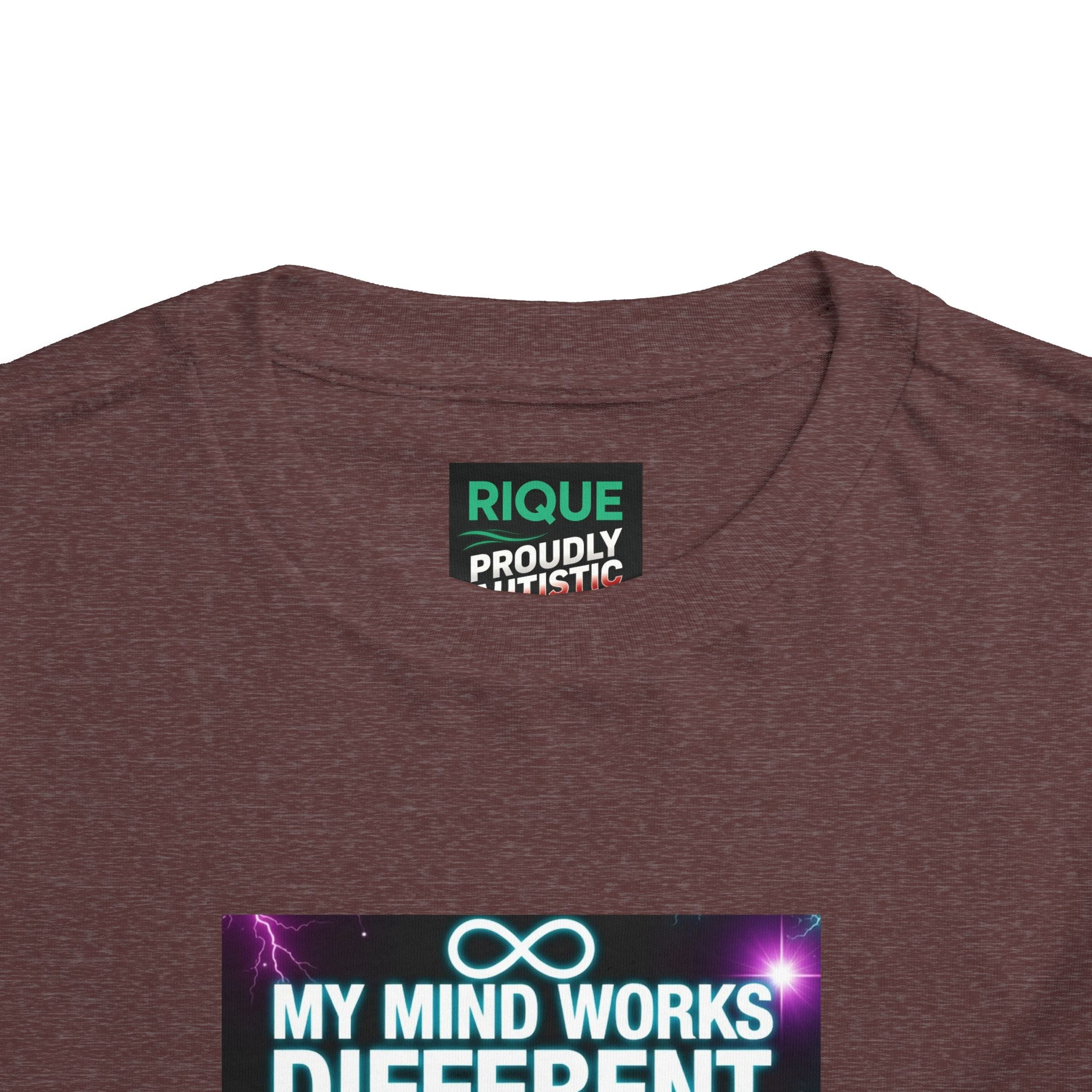 Toddler Tee — "My Mind Works Different I'm Just Special" Autism Pride Shirt