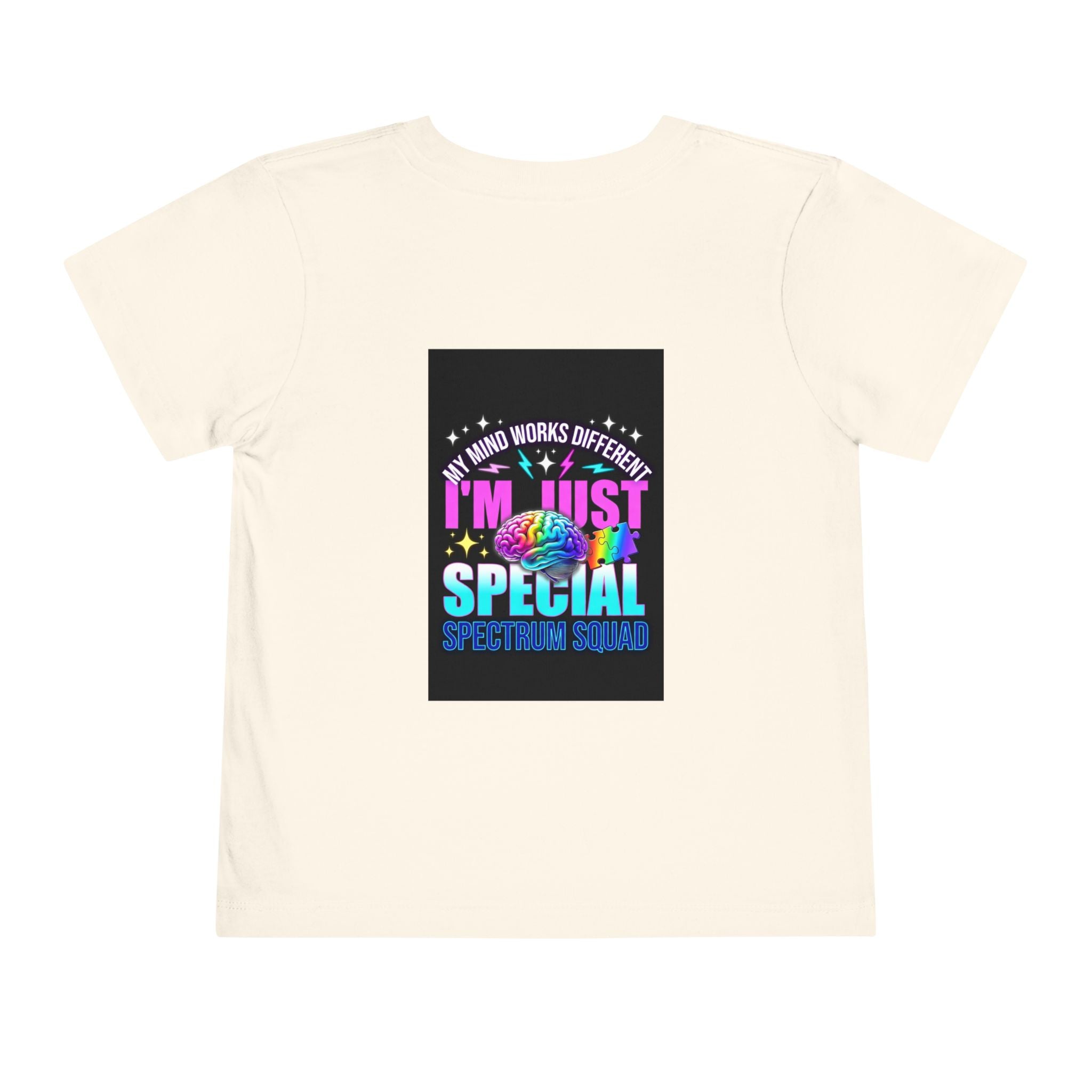 Toddler Tee — "My Mind Works Different I'm Just Special" Autism Pride Shirt