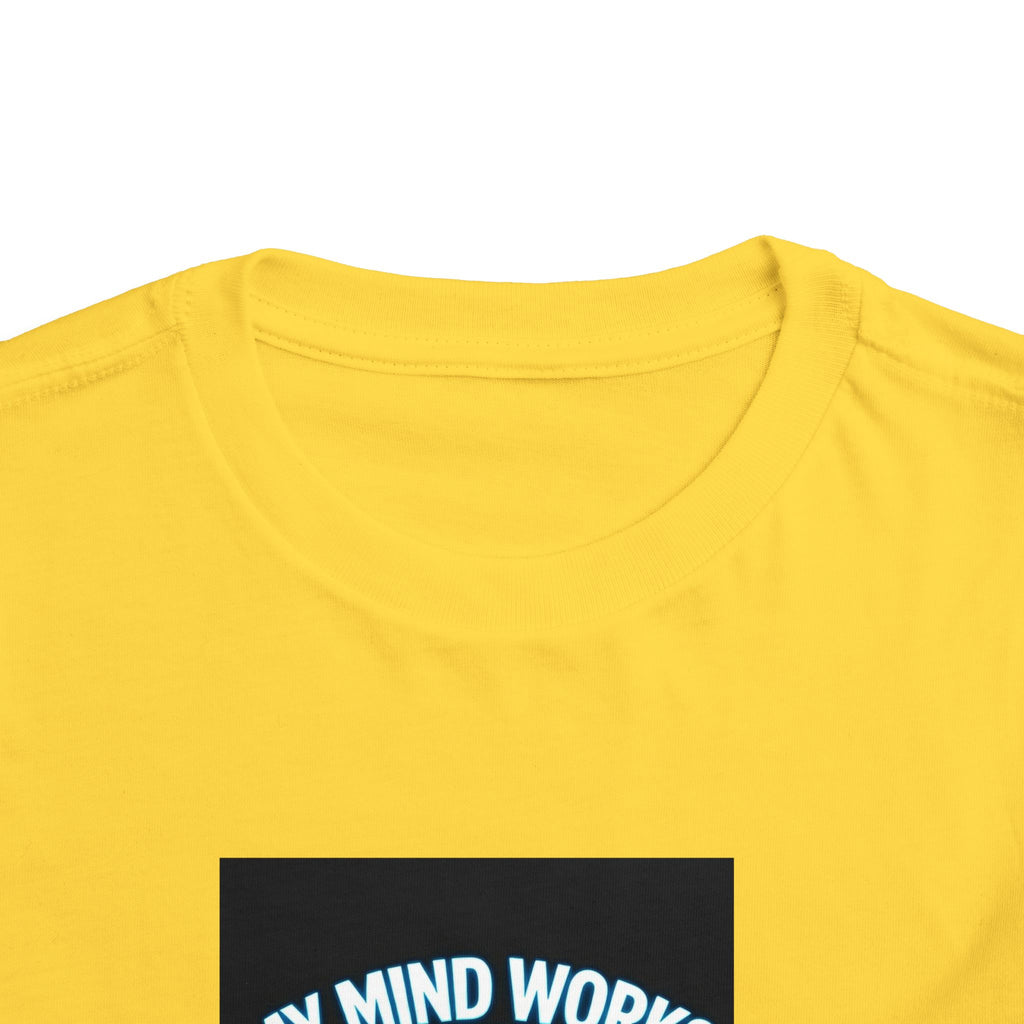 Toddler Tee — "My Mind Works Different" Autism Spectrum Pride Kids Shirt