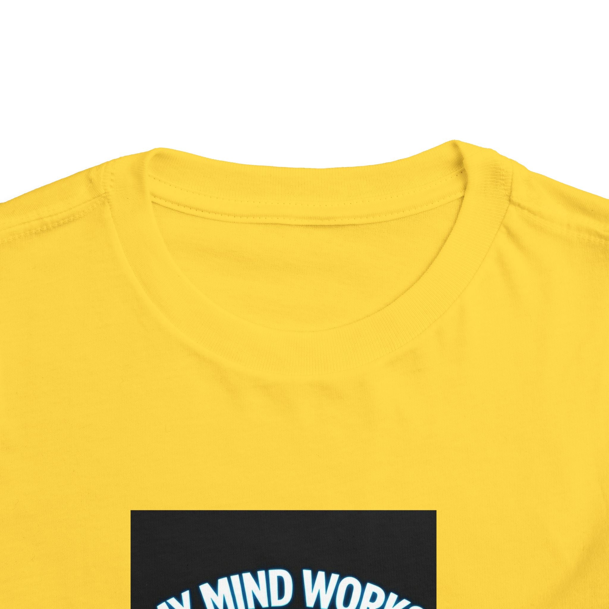 Toddler Tee — "My Mind Works Different" Autism Spectrum Pride Kids Shirt