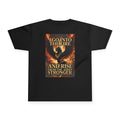Youth Tee — "Go Into the Fire and Rise" Phoenix Graphic