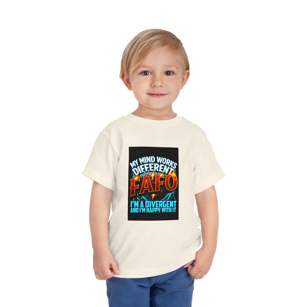 Toddler Tee — "My Mind Works Different" Autism Spectrum Pride Kids Shirt