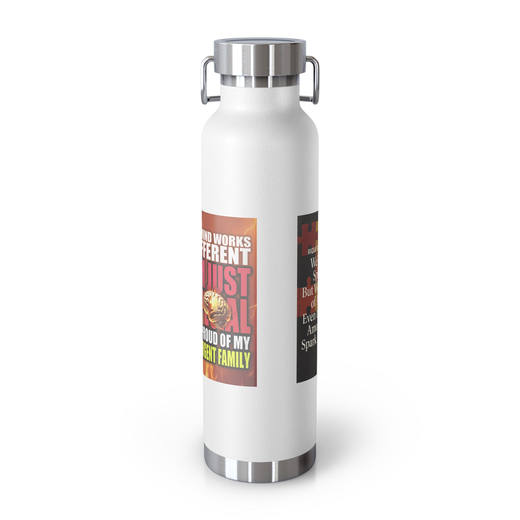 Autism Awareness 22oz Insulated Bottle — Rainbow Multi-Color Collection